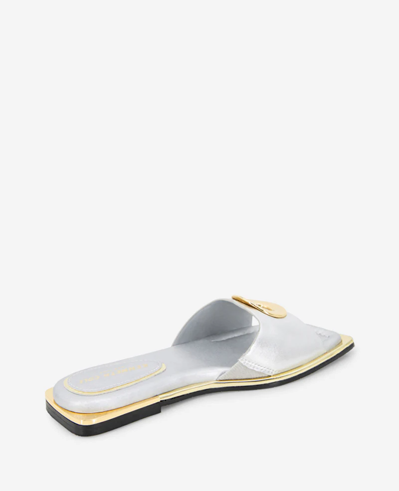 Asher Metallic Metal Ring Sandal - Image 5
