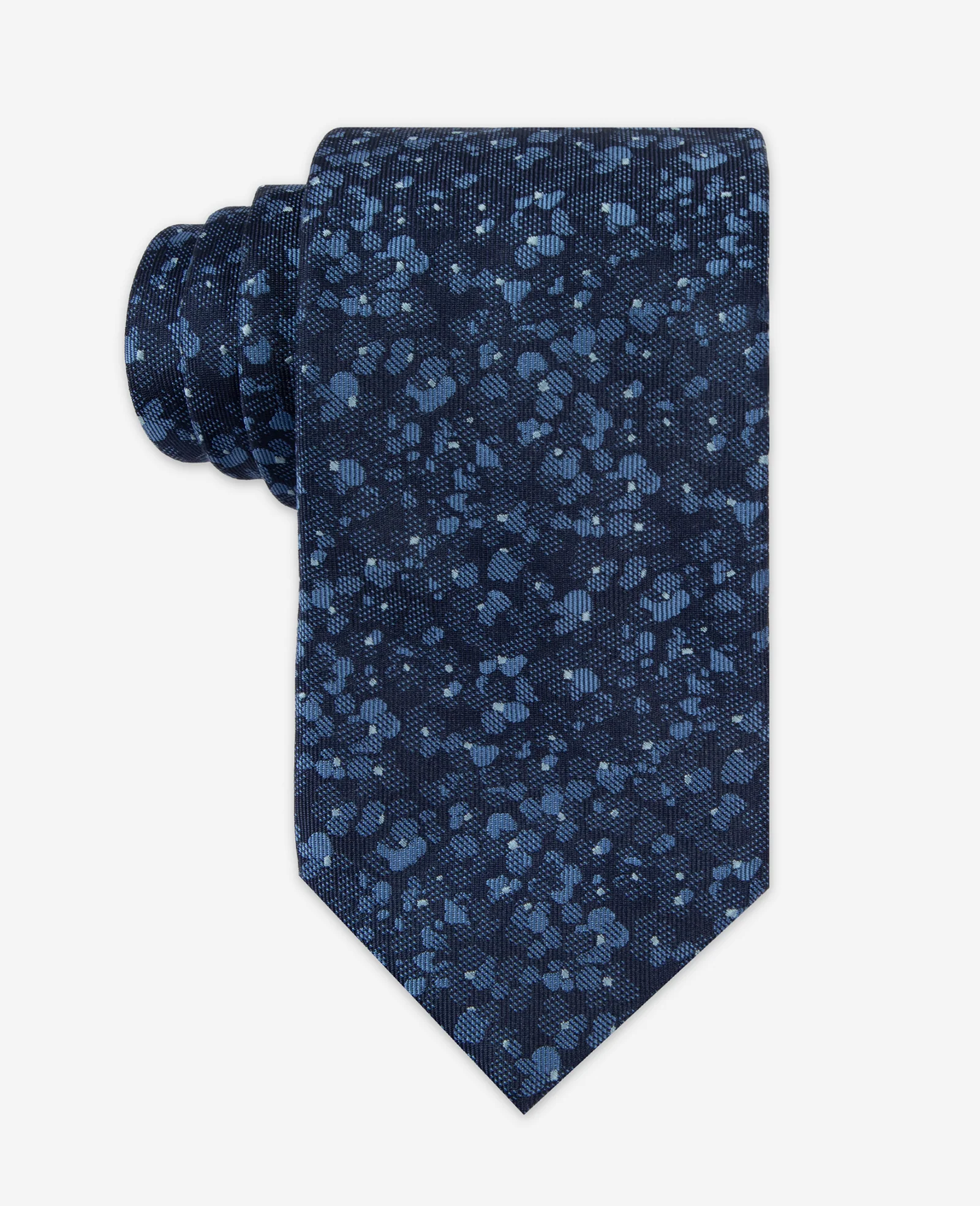 Blue Floral Tie - Image 4