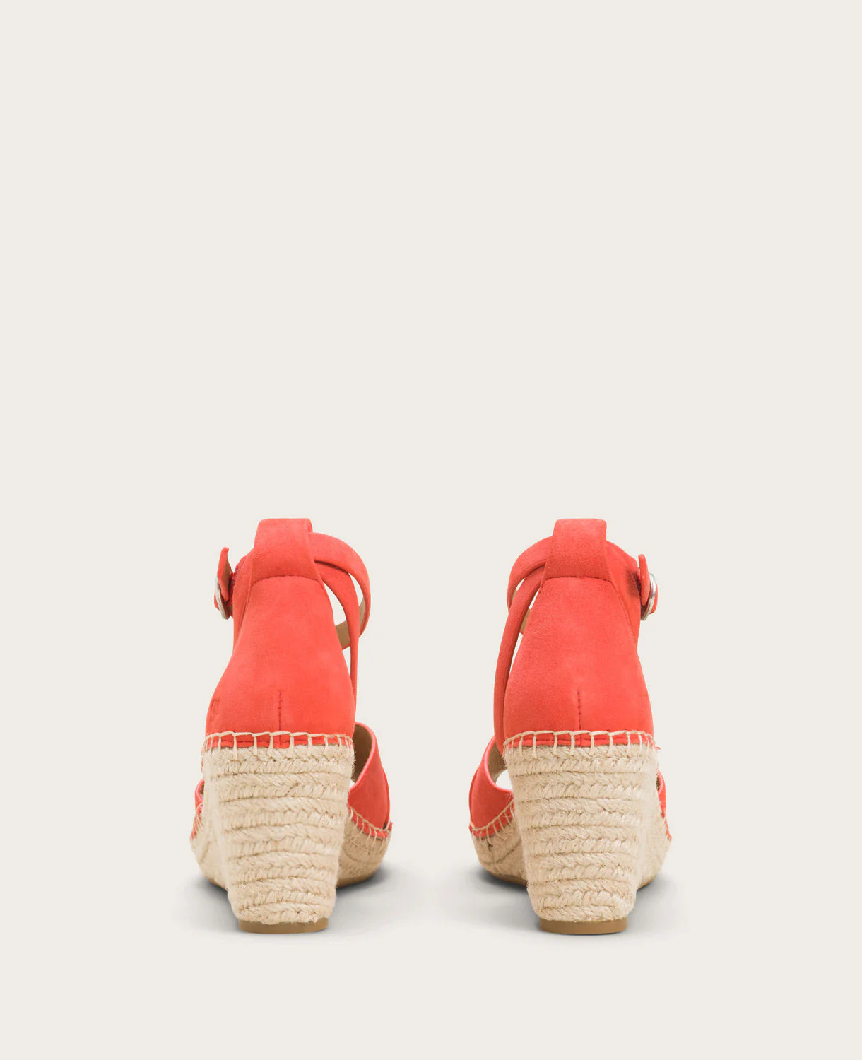 GENTLE SOULS - Charli Suede X-Band Espadrille Wedge Sandal - Image 3