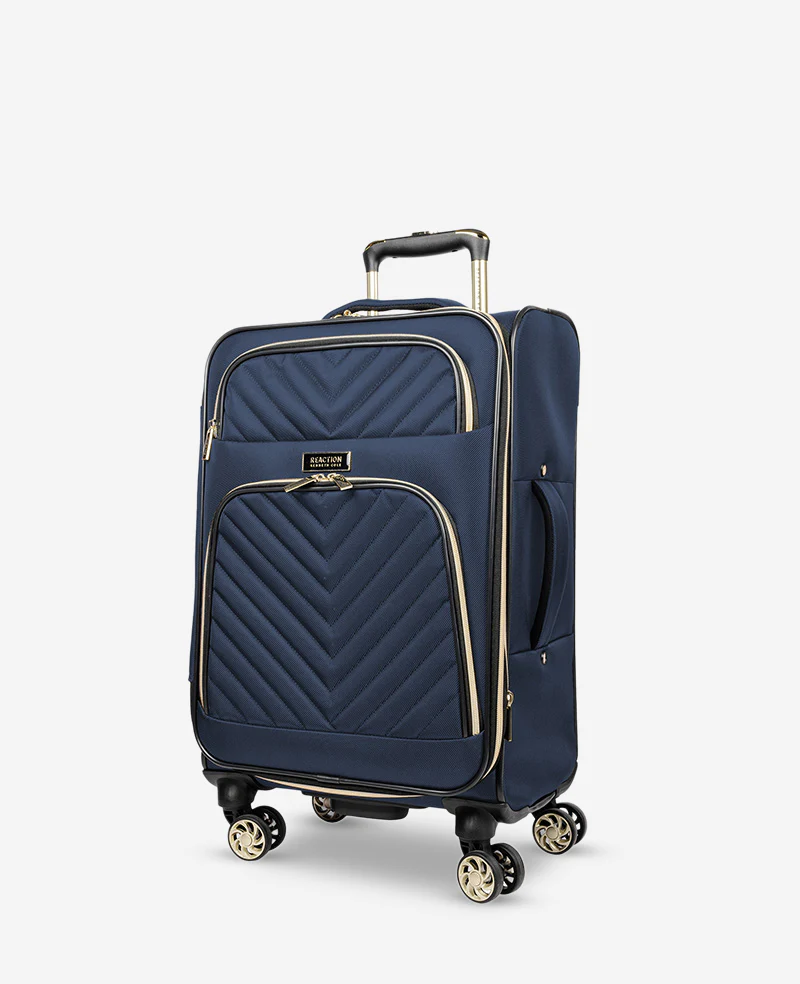 Chelsea Chevron Quilted Expandable Suitcase - Image 18