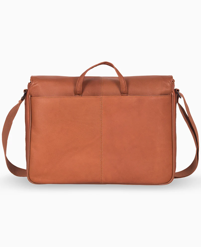 Colombian Leather Crossbody Messenger Bag - Image 3
