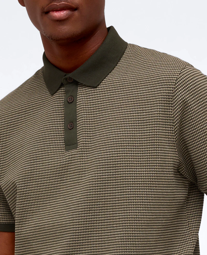Contrast Placket Button Polo - Image 5