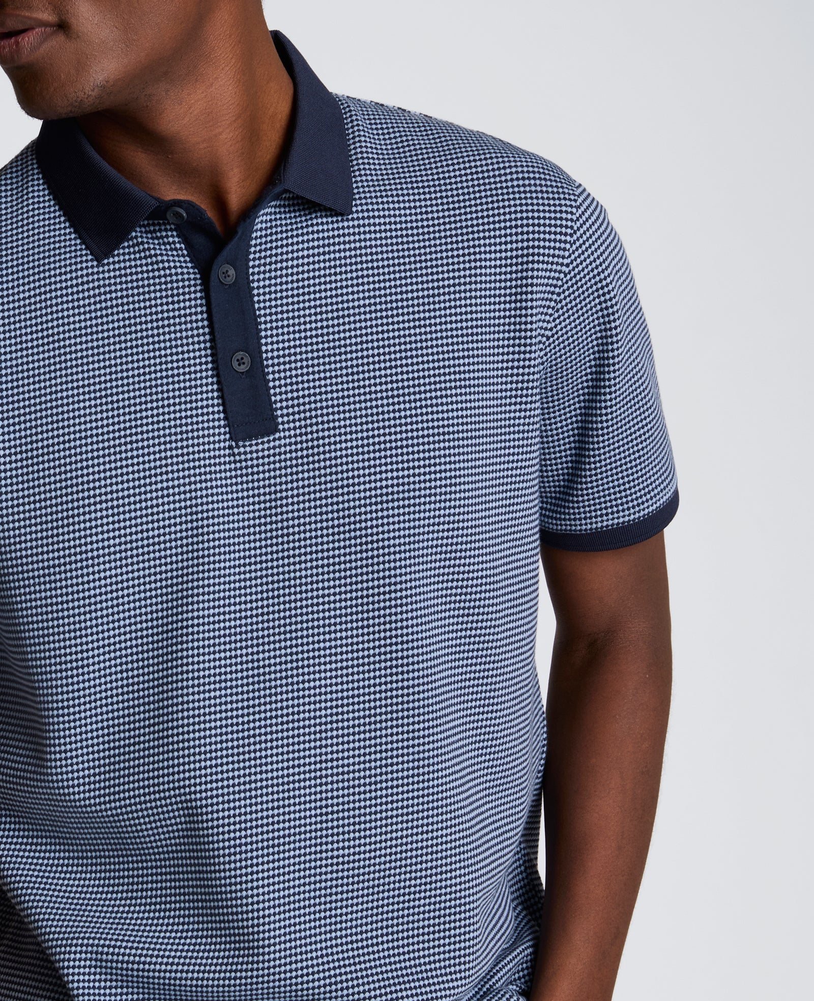Contrast Placket Button Polo - Image 4