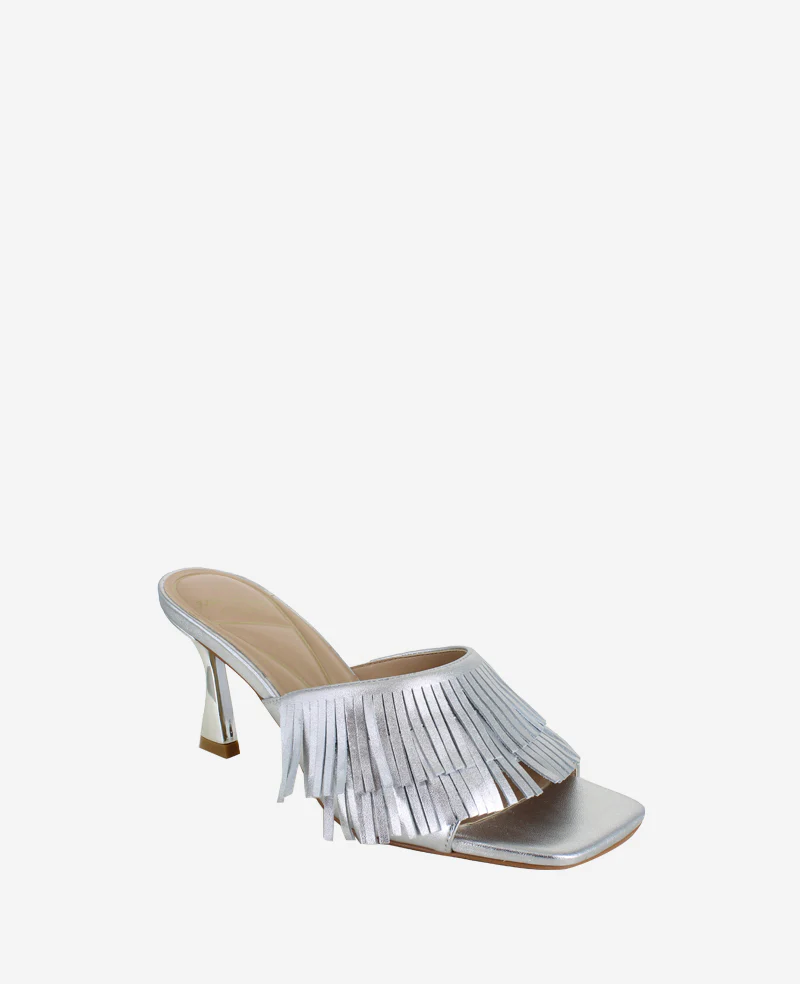 Darby Metallic Fringe Heel - Image 2
