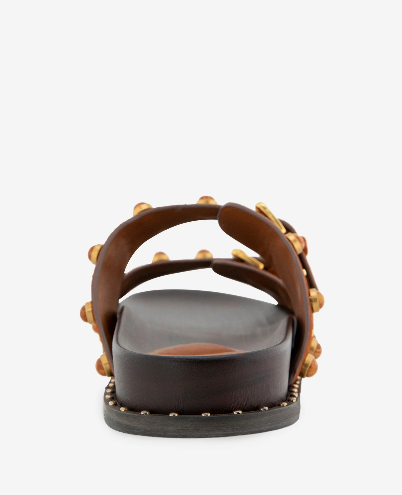 Deardra Suede Double Band Buckle Slide - Image 5