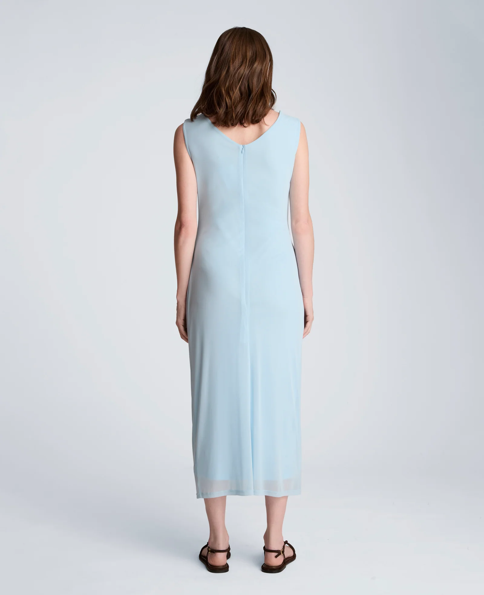 Draped Detailed Modern Midi Dress - Image 2