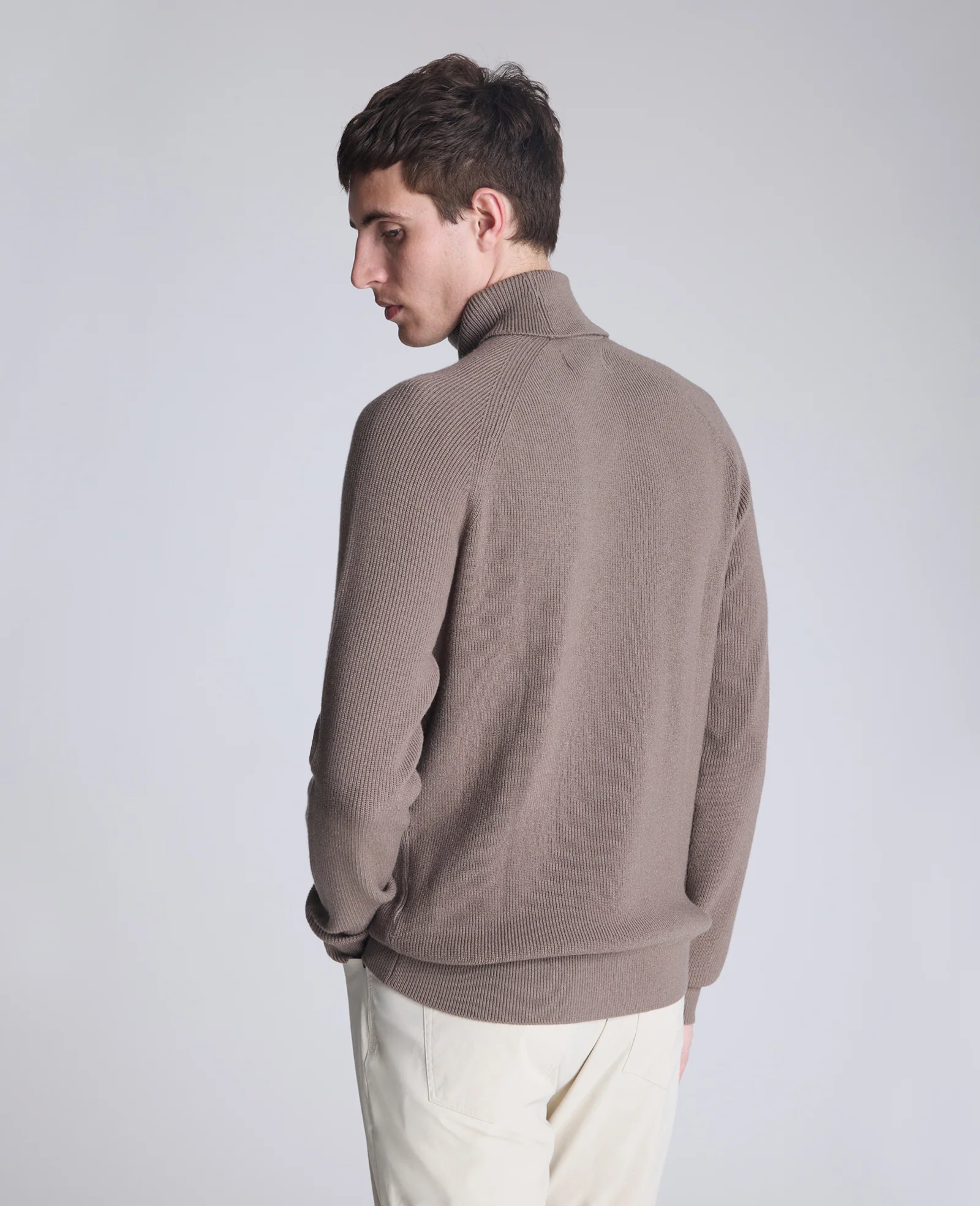 Foldover Turtleneck Sweater - Image 2
