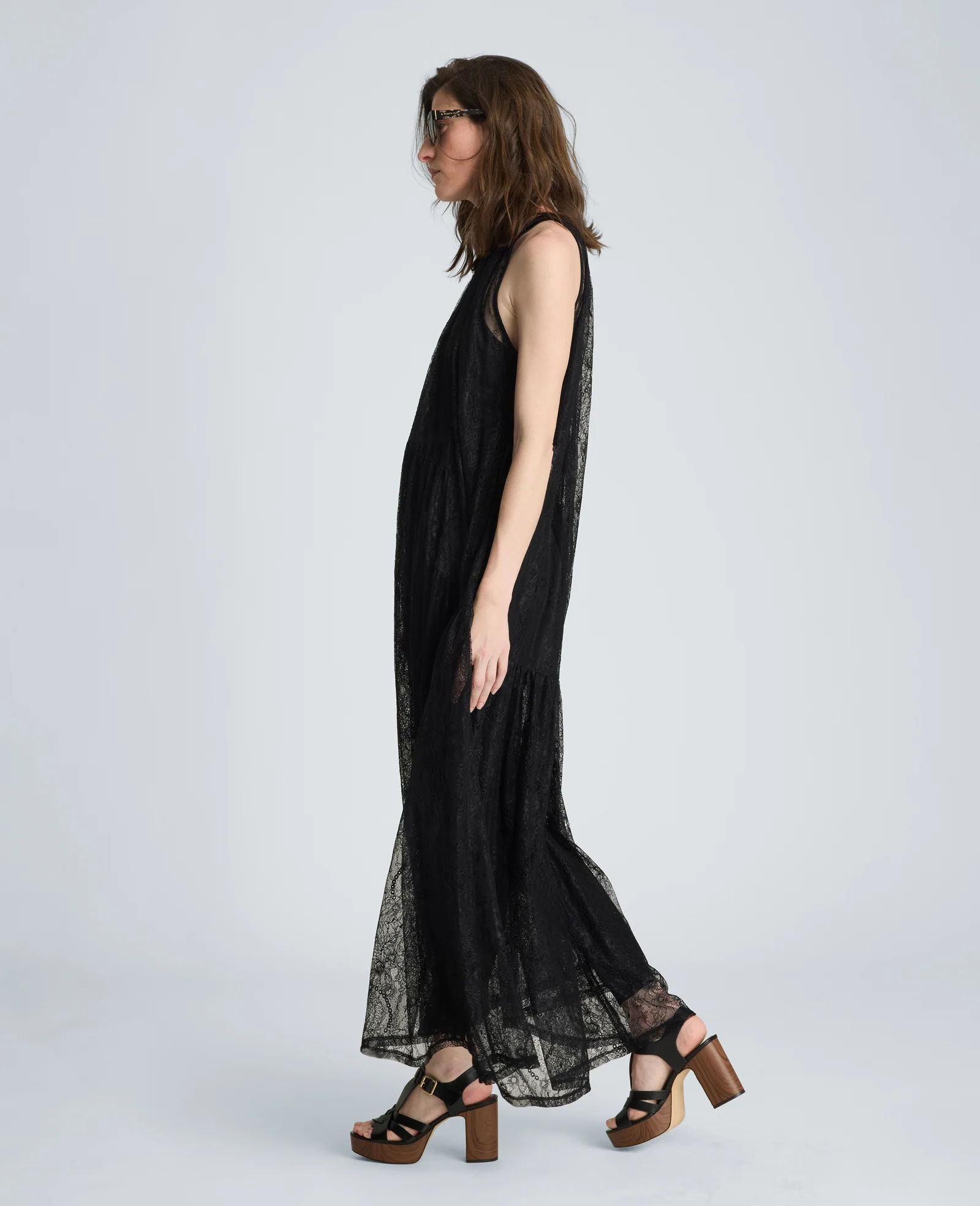 Gathered Halter Maxi Dress - Image 4