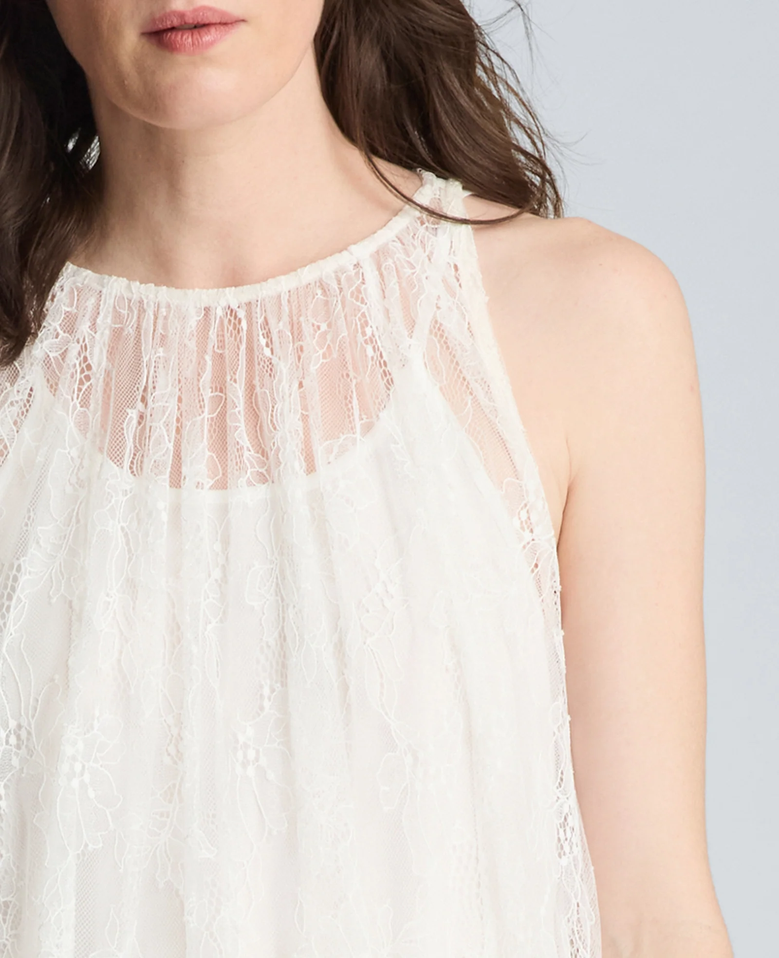 Gathered Halter Maxi Dress - Image 5