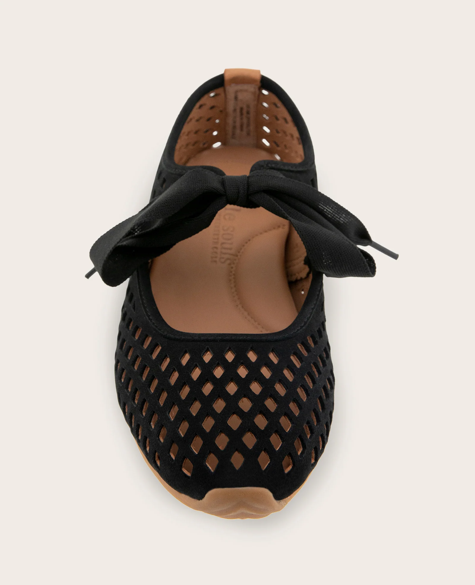 GENTLE SOULS - Annalise Perforated Nubuck Ribbon Tie Ballet Sneaker - Image 2