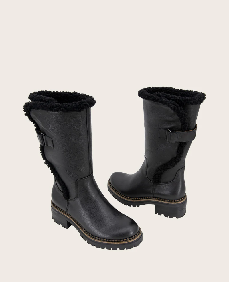 GENTLE SOULS - Bradford Leather Sherpa Lined Boot - Image 2