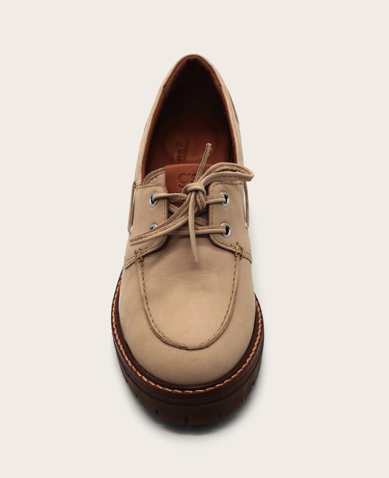 GENTLE SOULS - Brigly Leather Lug Boat Shoe - Image 4