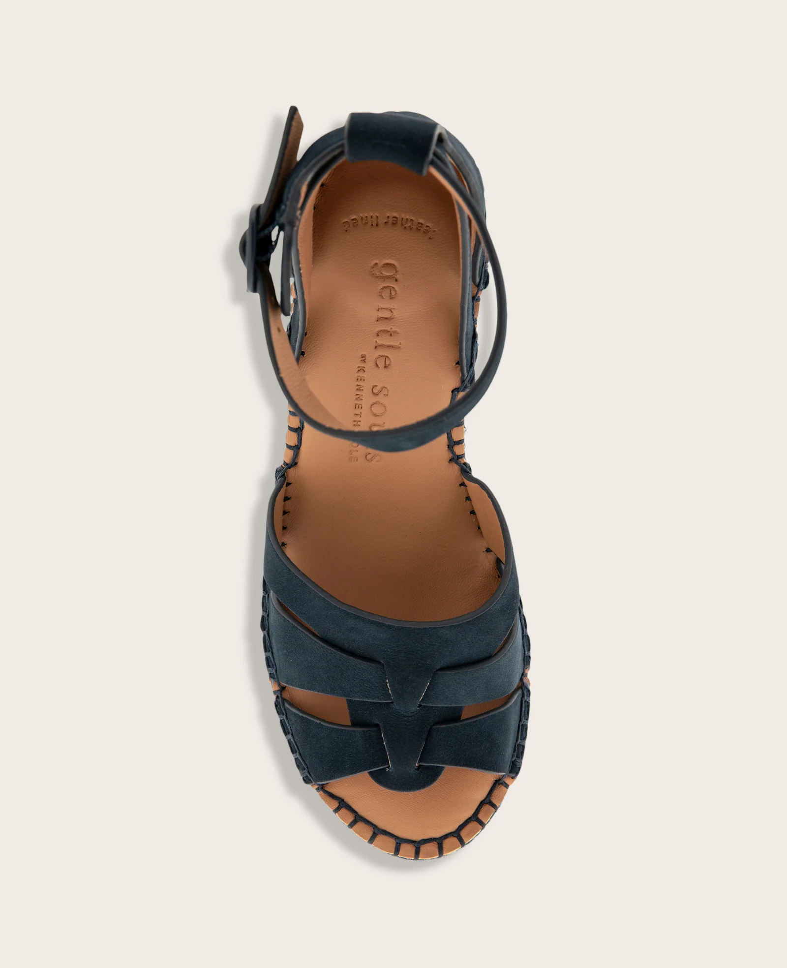GENTLE SOULS - Coolie Nubuck Espadrille Wedge - Image 3