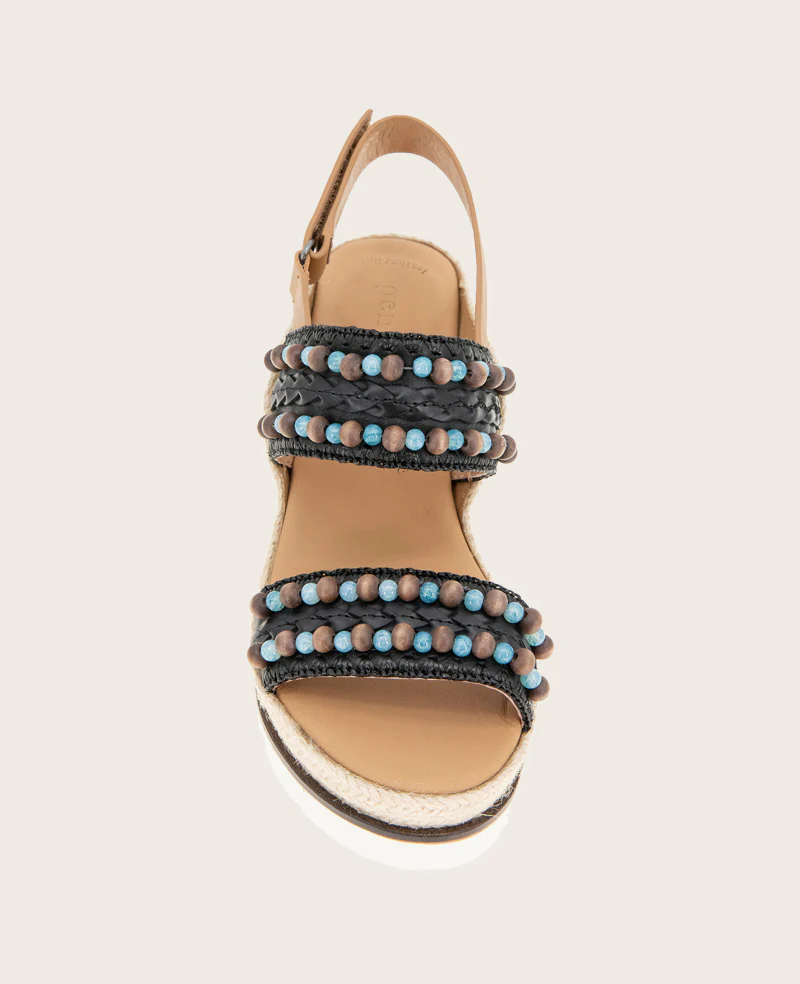 GENTLE SOULS - Evora 2 Leather Espadrille Wedge - Image 5