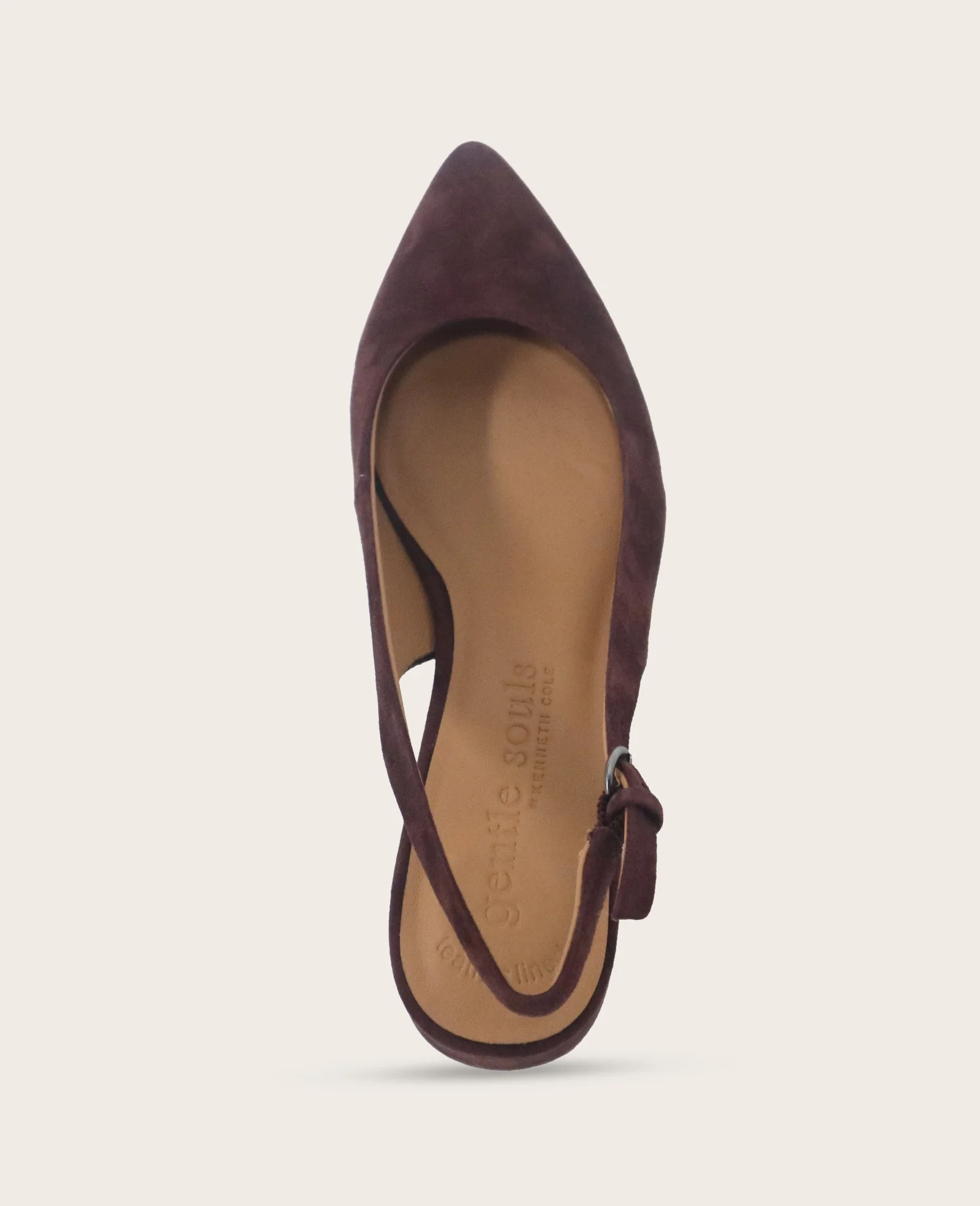 GENTLE SOULS - Georgia Suede Slingback Heel - Image 3