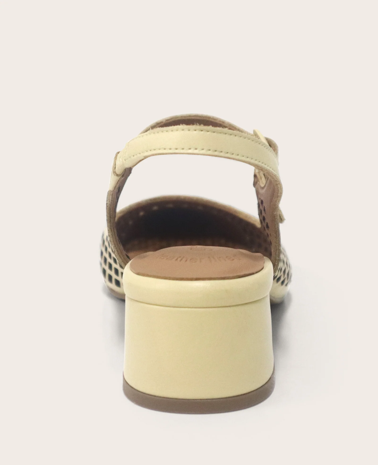GENTLE SOULS - Gladys Perforated Leather Mary Jane Slingback Heel - Image 4
