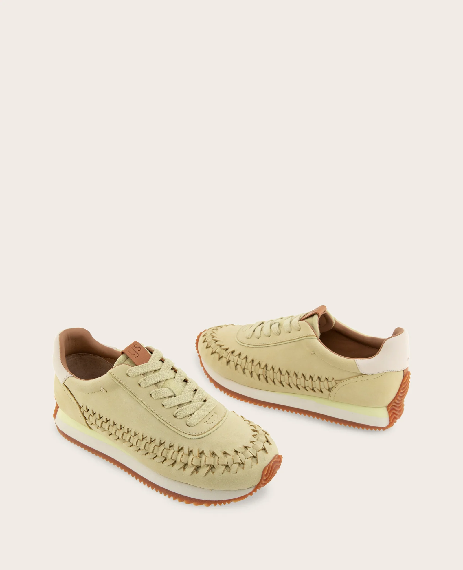 GENTLE SOULS - Jolena Leather Woven Detail Sneaker - Image 2