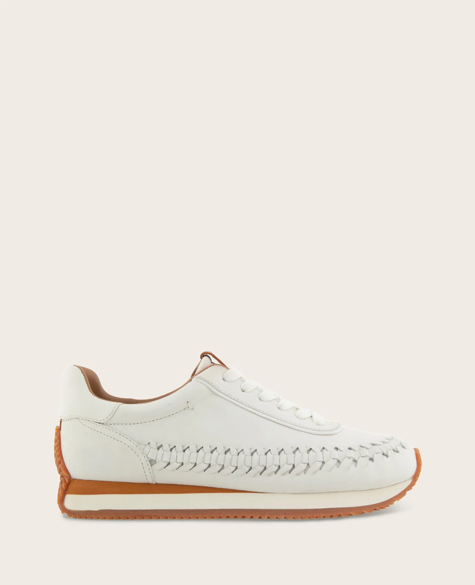 GENTLE SOULS - Jolena Leather Woven Detail Sneaker