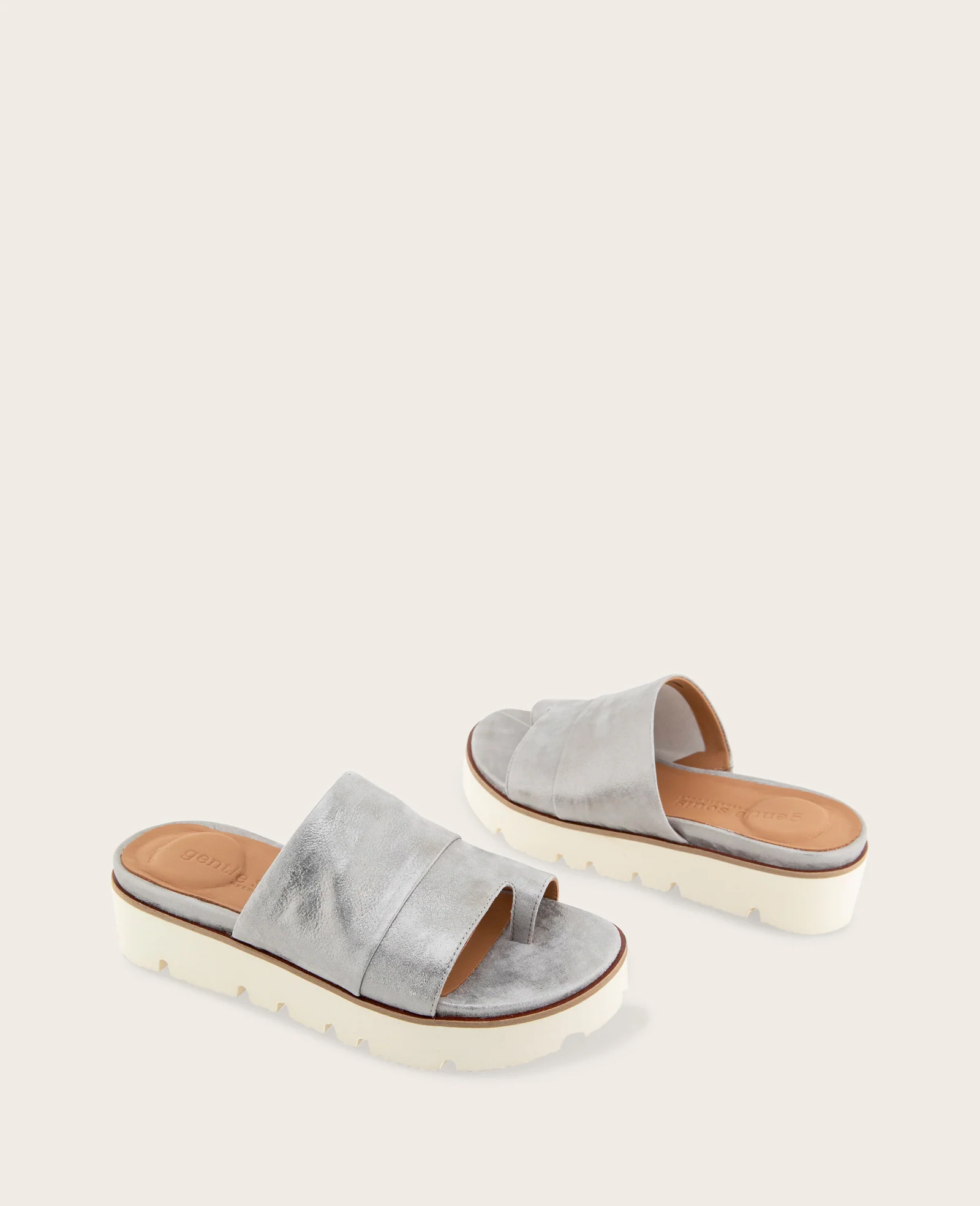 GENTLE SOULS - Lavern Metallic Lightweight Platform Slip-On - Image 2
