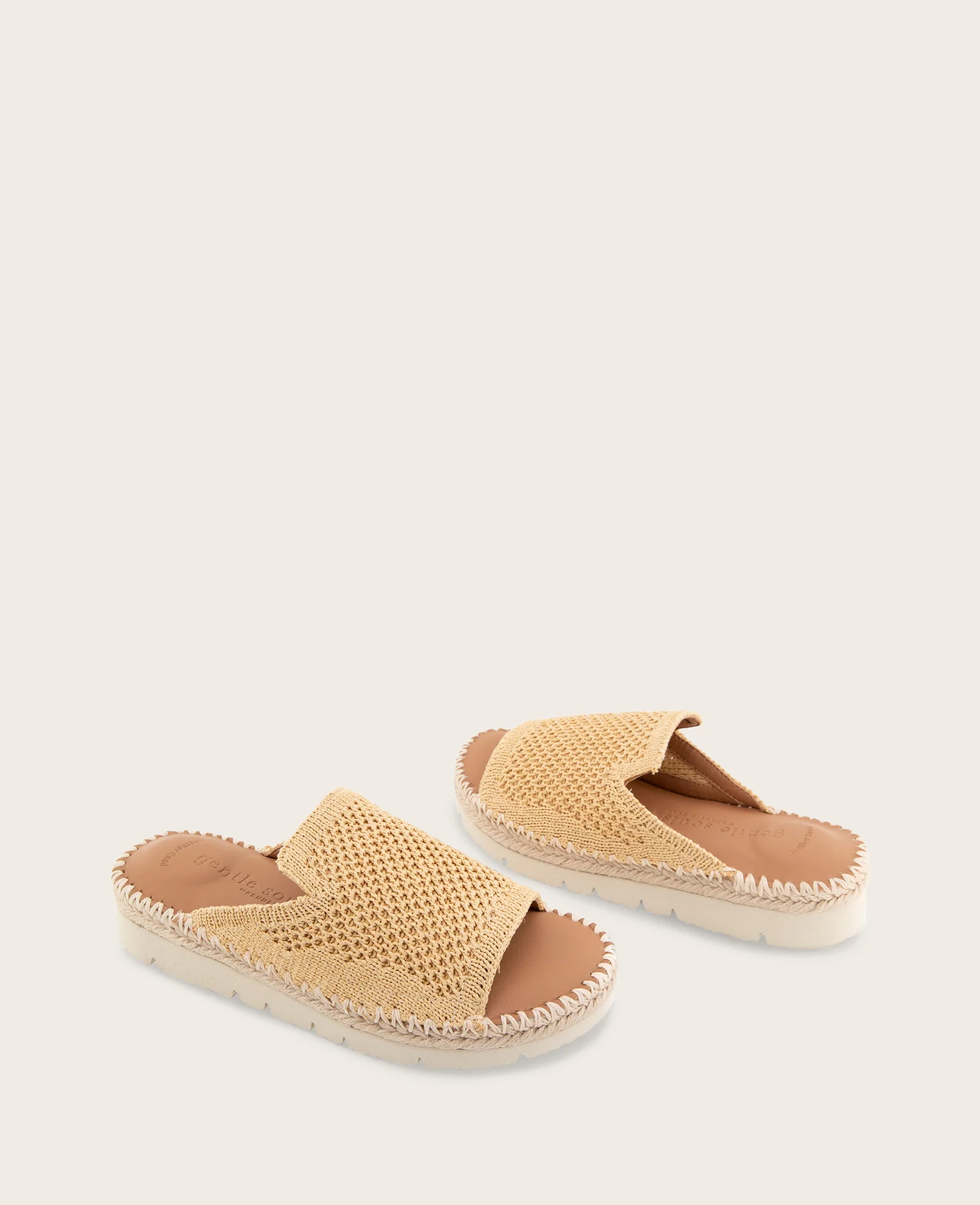 GENTLE SOULS - Leilani Knit Platform Slip On Sandal - Image 2