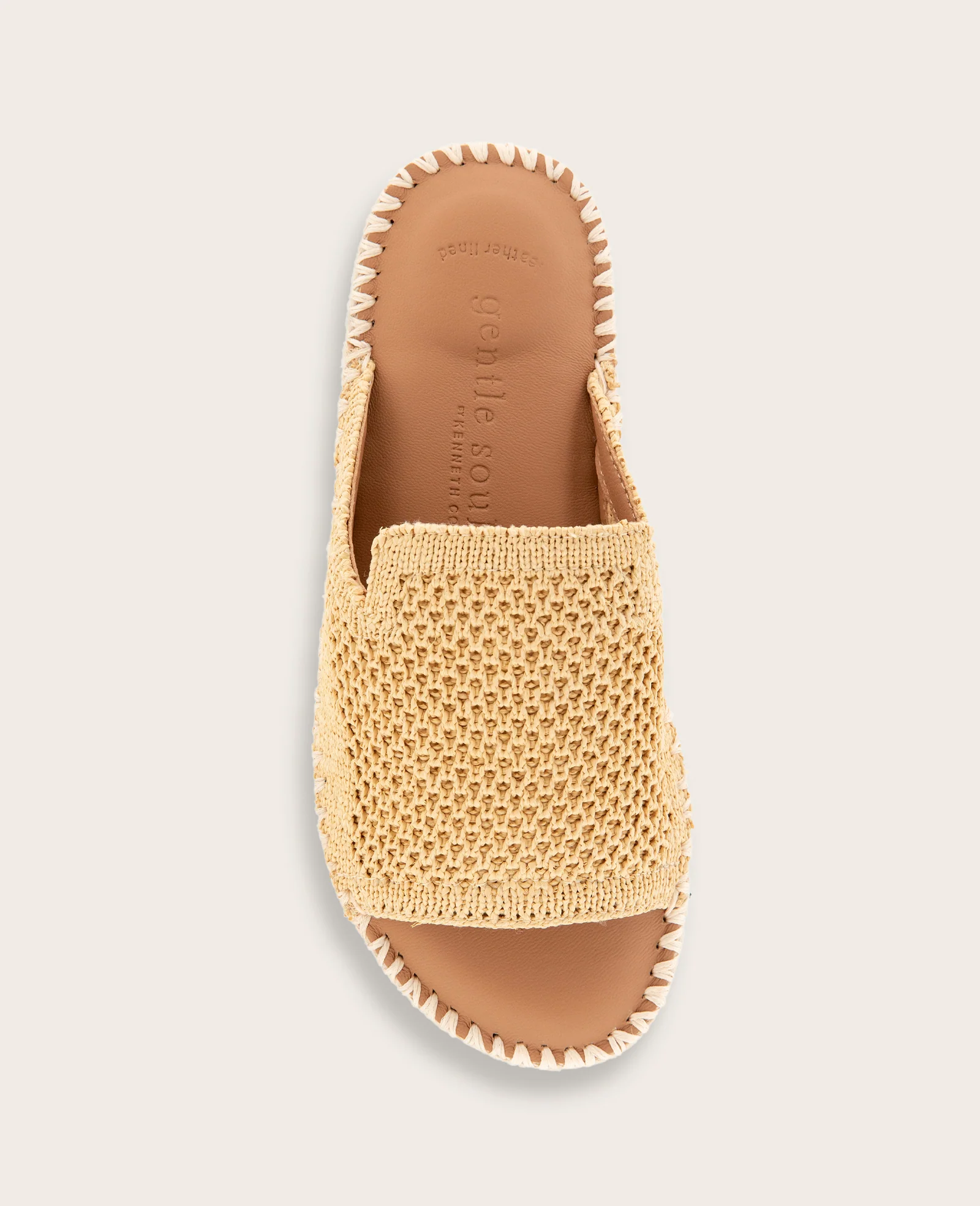 GENTLE SOULS - Leilani Knit Platform Slip On Sandal - Image 3