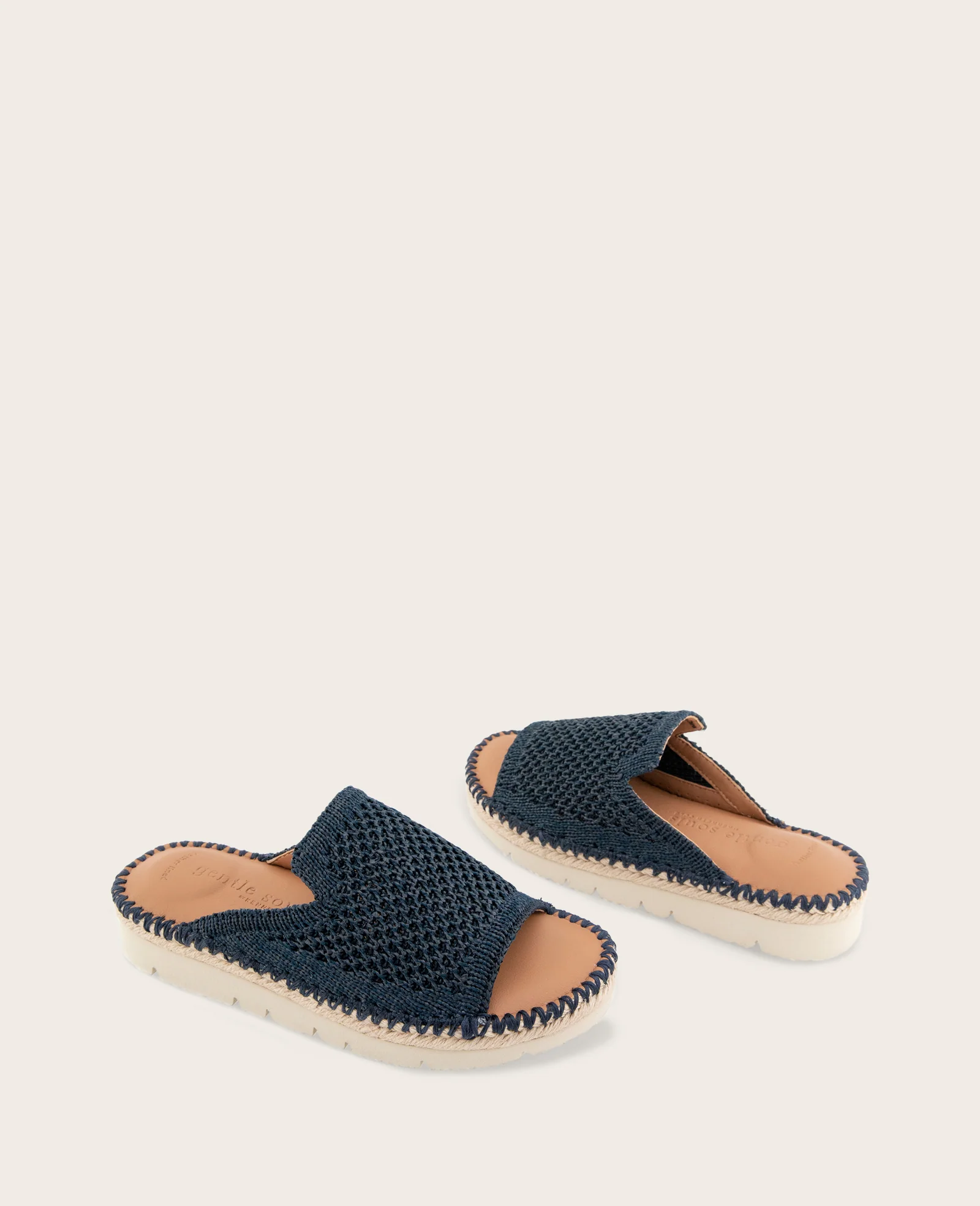 GENTLE SOULS - Leilani Knit Platform Slip On Sandal - Image 2