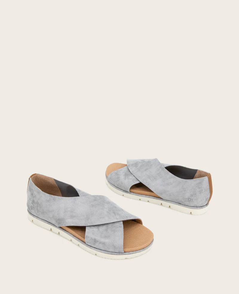 GENTLE SOULS - Leslie X Band Metallic Tread Sole Sandal - Image 2