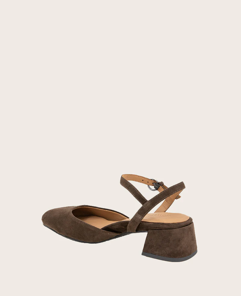 GENTLE SOULS - Lucinda Suede Closed Toe Strap Sandal - Image 4