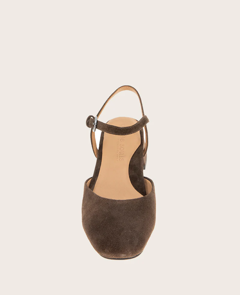 GENTLE SOULS - Lucinda Suede Closed Toe Strap Sandal - Image 6