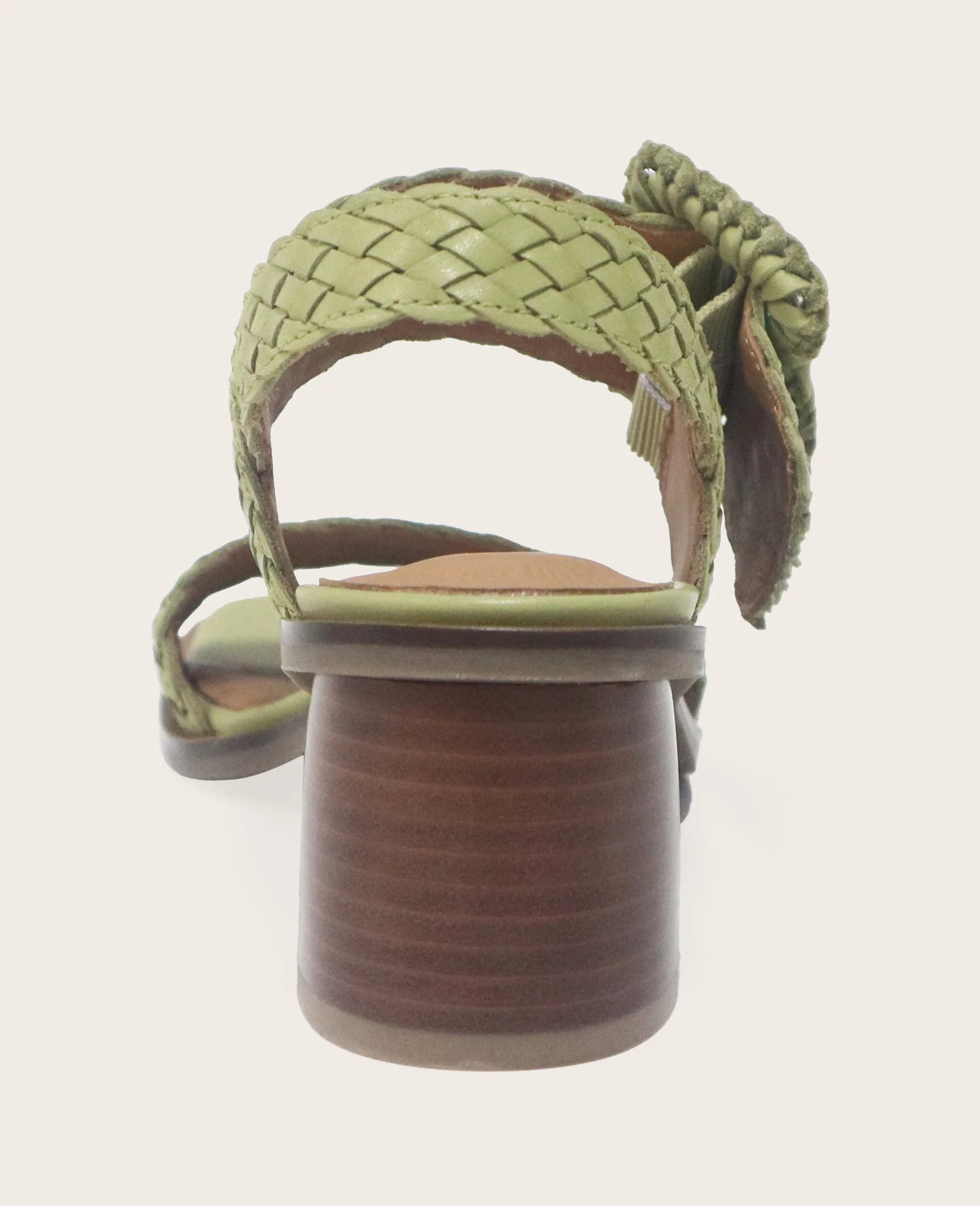 GENTLE SOULS - Madylyn Woven Leather Heel Sandal - Image 4