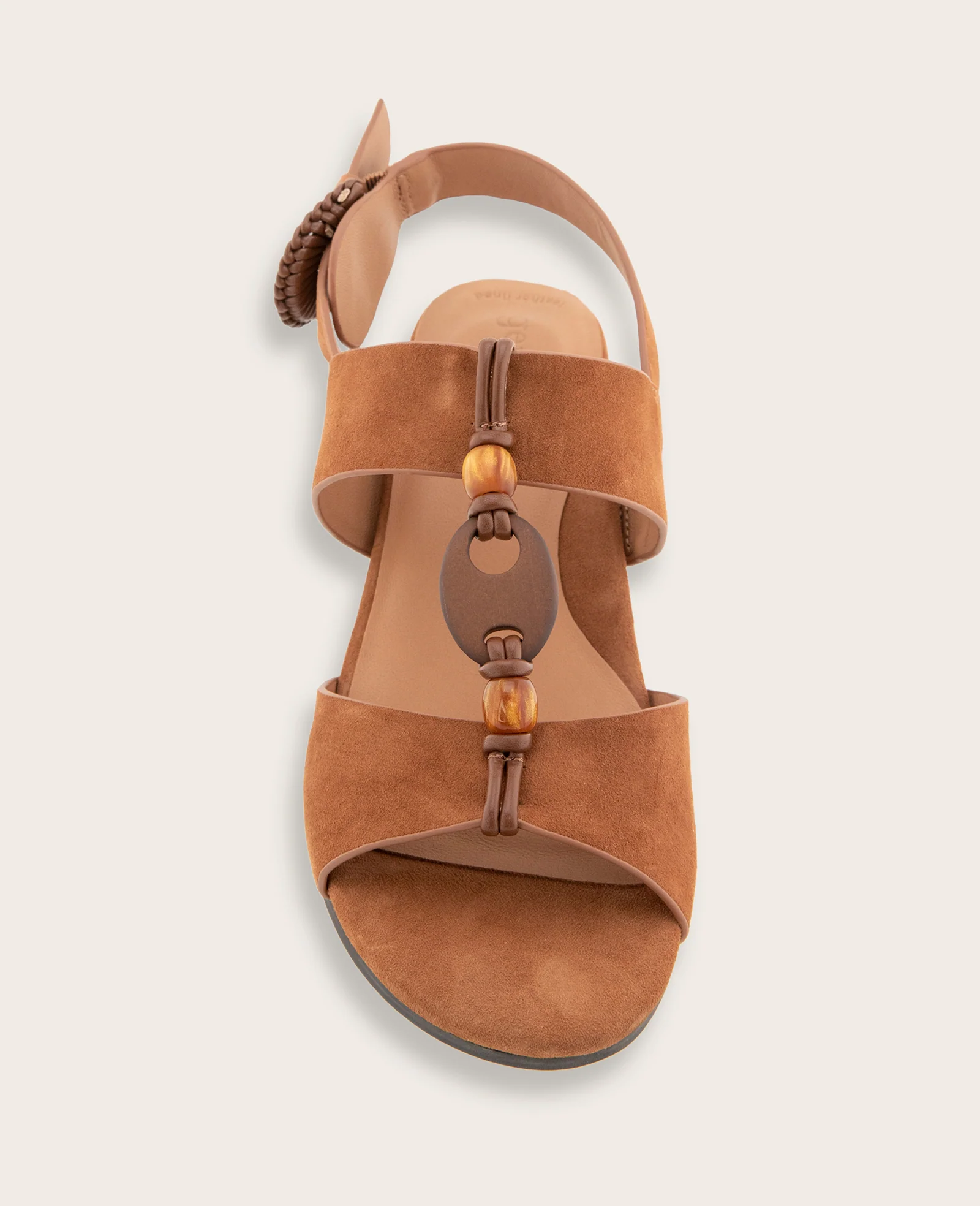 GENTLE SOULS - Miracle Suede Stone Embellished Heeled Sandal - Image 3