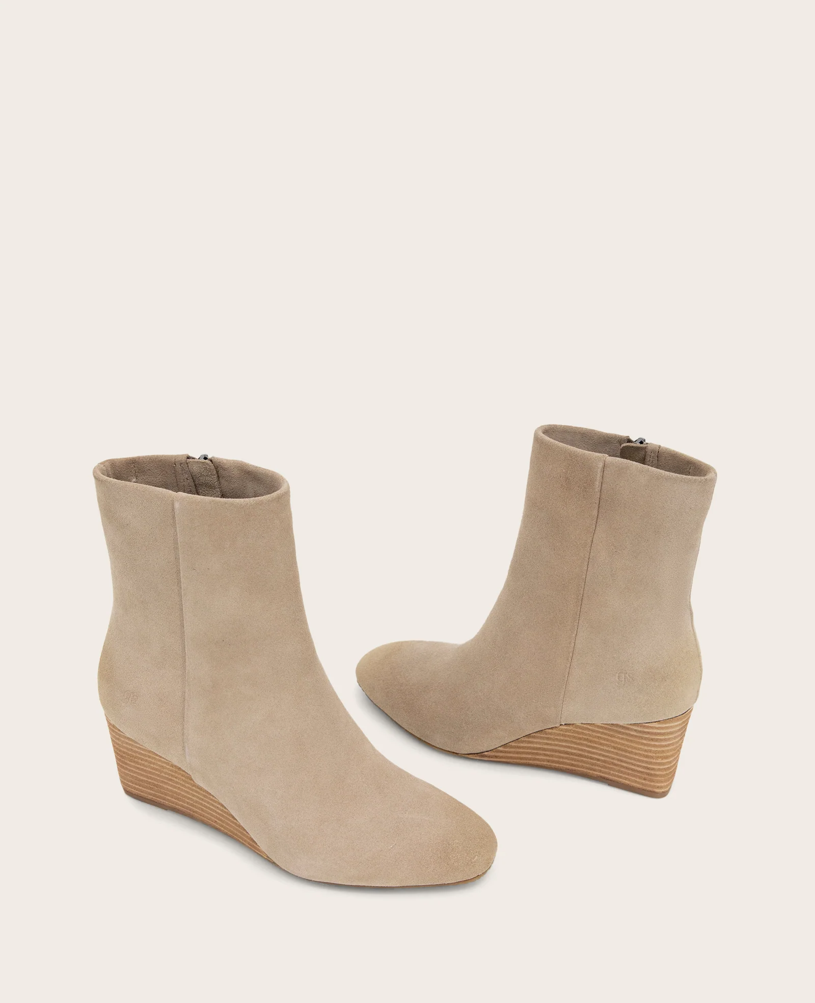 GENTLE SOULS - Nash Suede Side Zip Wedge Bootie - Image 2
