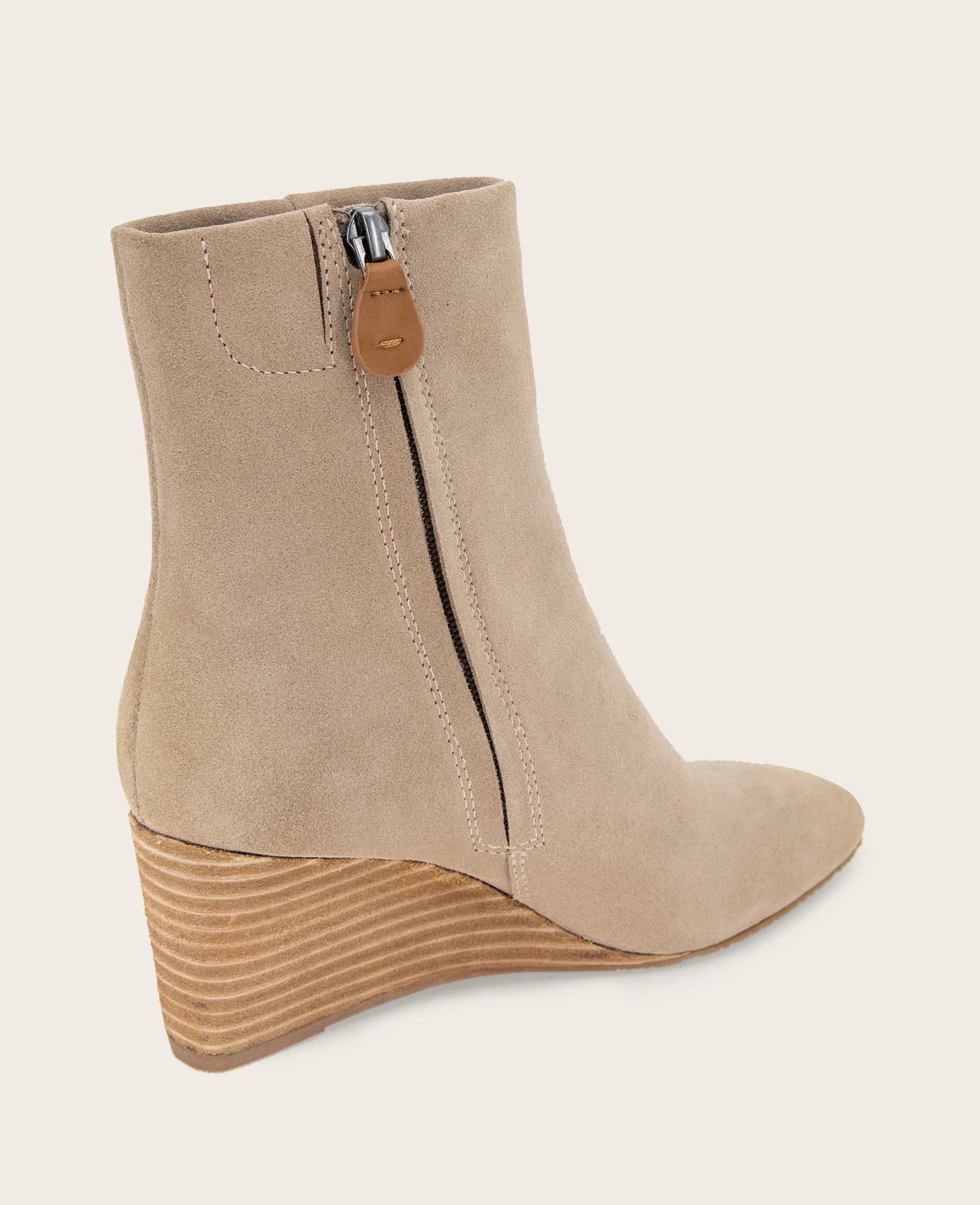 GENTLE SOULS - Nash Suede Side Zip Wedge Bootie - Image 3