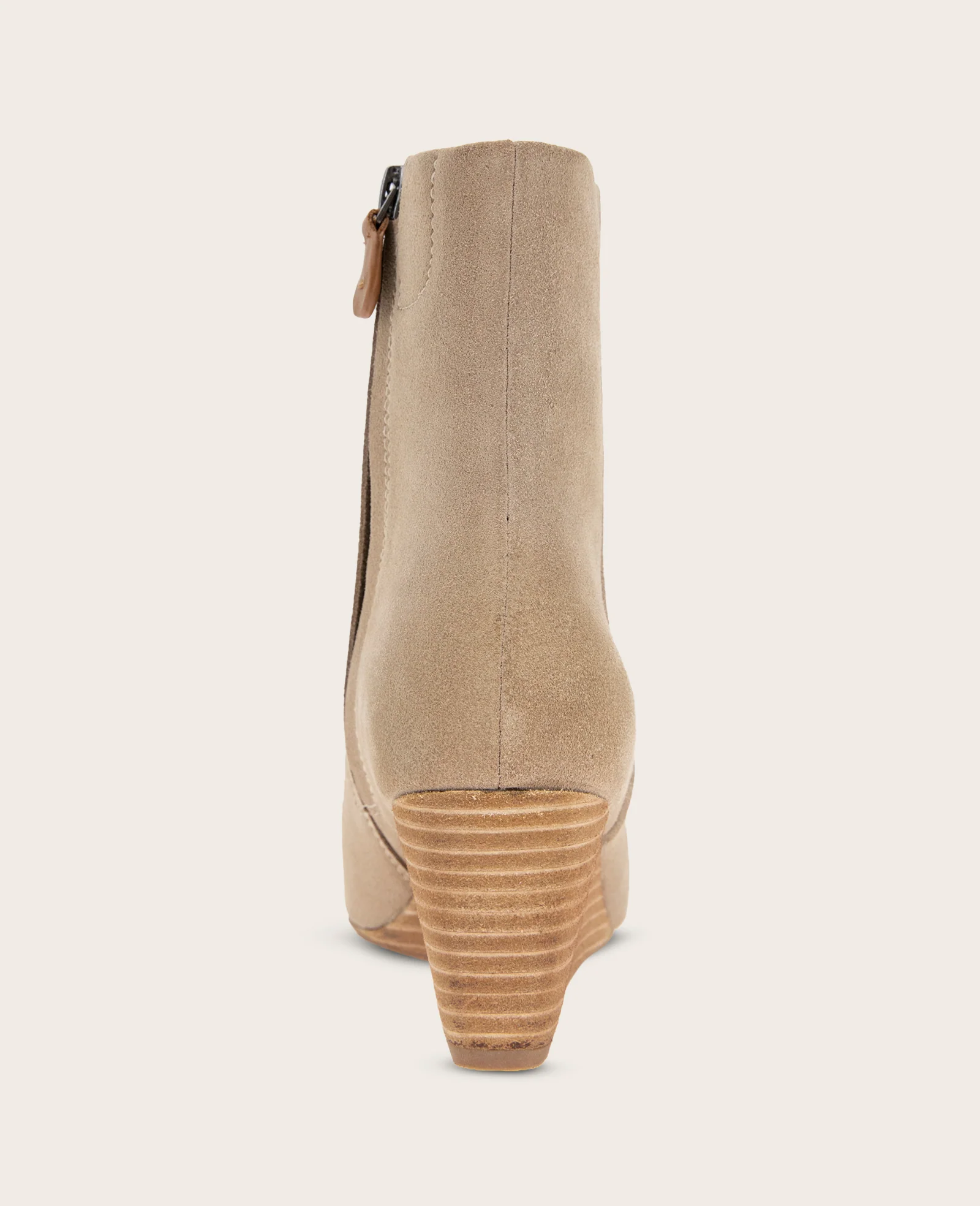 GENTLE SOULS - Nash Suede Side Zip Wedge Bootie - Image 5