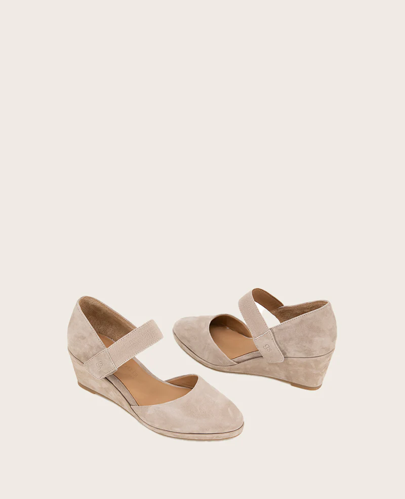GENTLE SOULS - Oriana Suede Wedge - Image 2