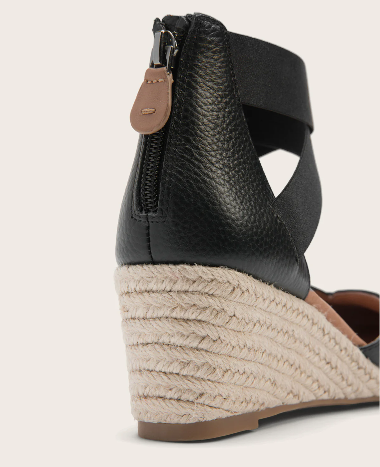 GENTLE SOULS - Orya Leather Espadrille Wedge - Image 6