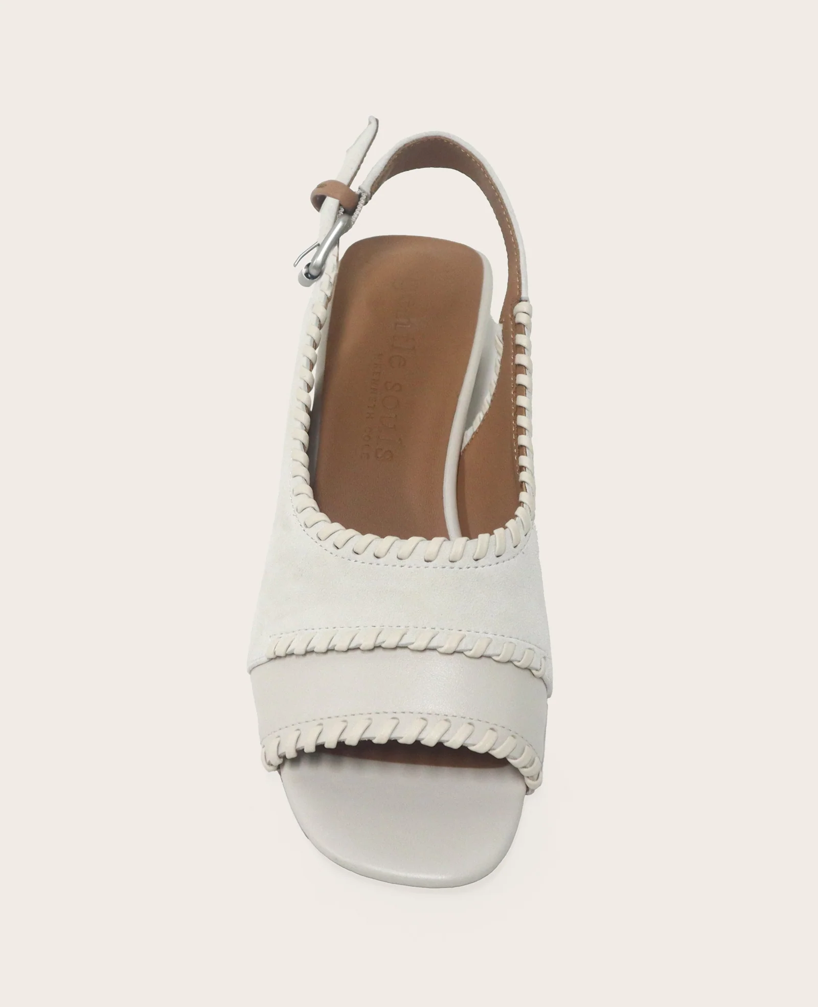 GENTLE SOULS - Samarra Suede Braided Detail Slingback Heel - Image 3