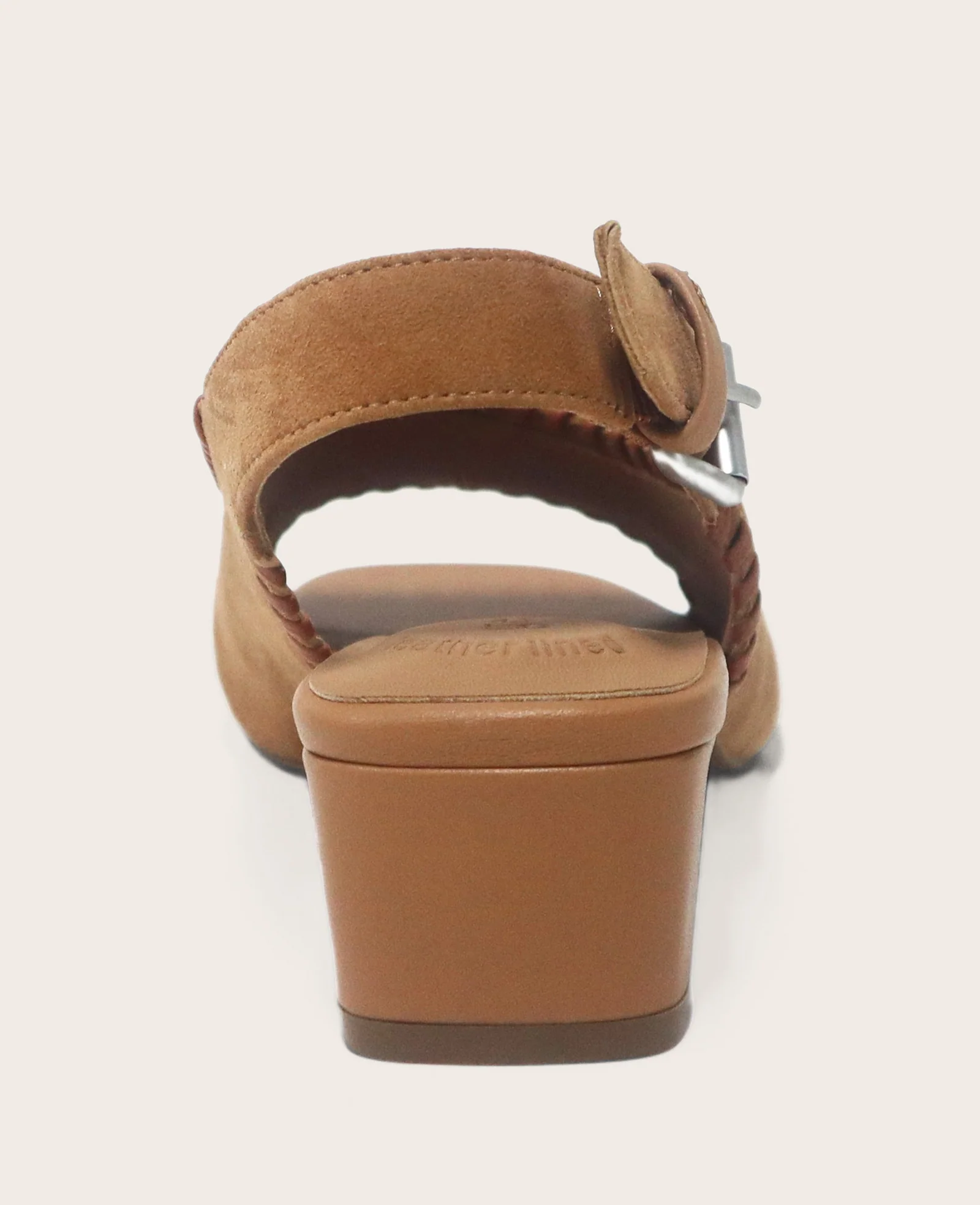 GENTLE SOULS - Samarra Suede Braided Detail Slingback Heel - Image 4