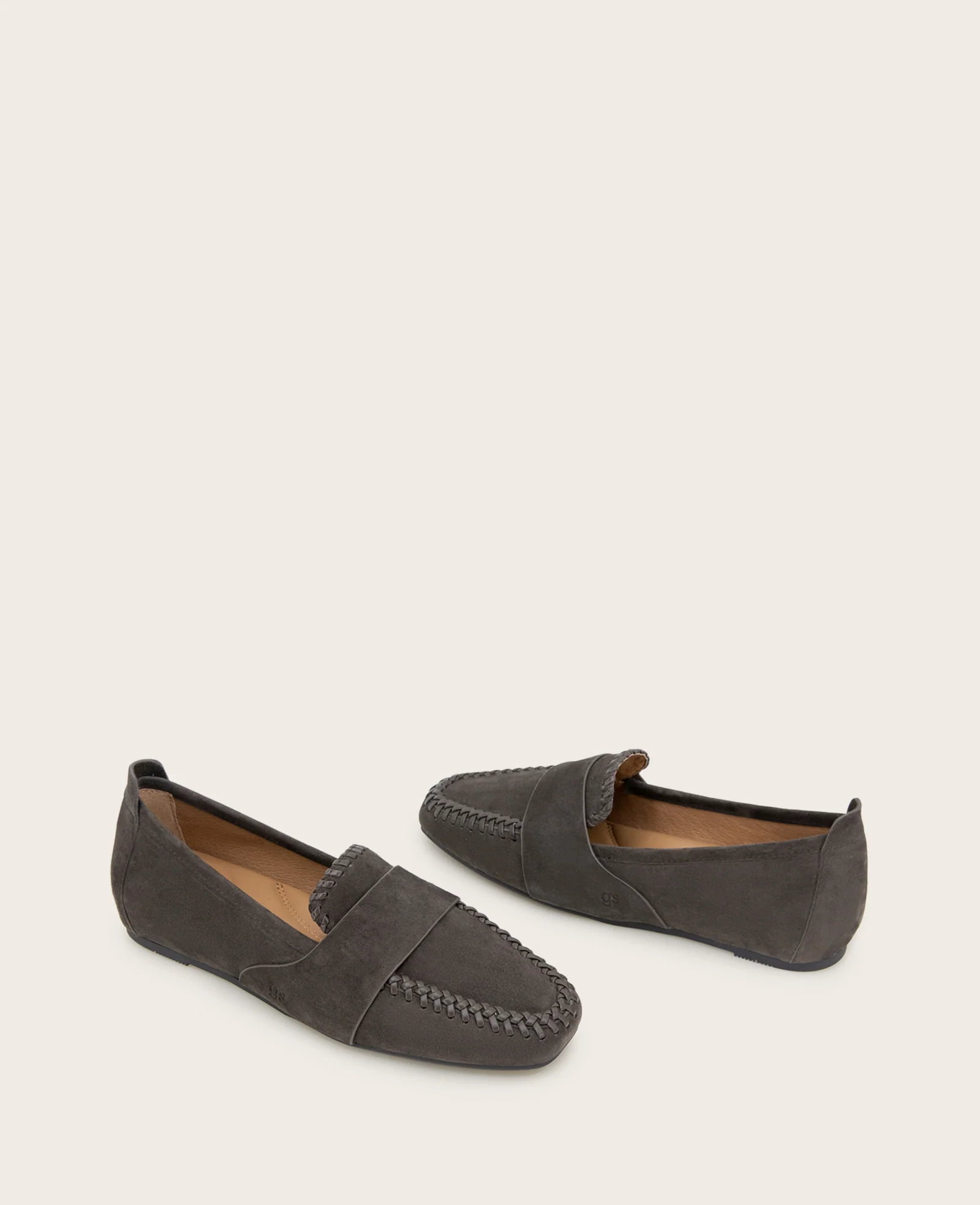 GENTLE SOULS - Sandra Suede Braid Detail Loafer - Image 2