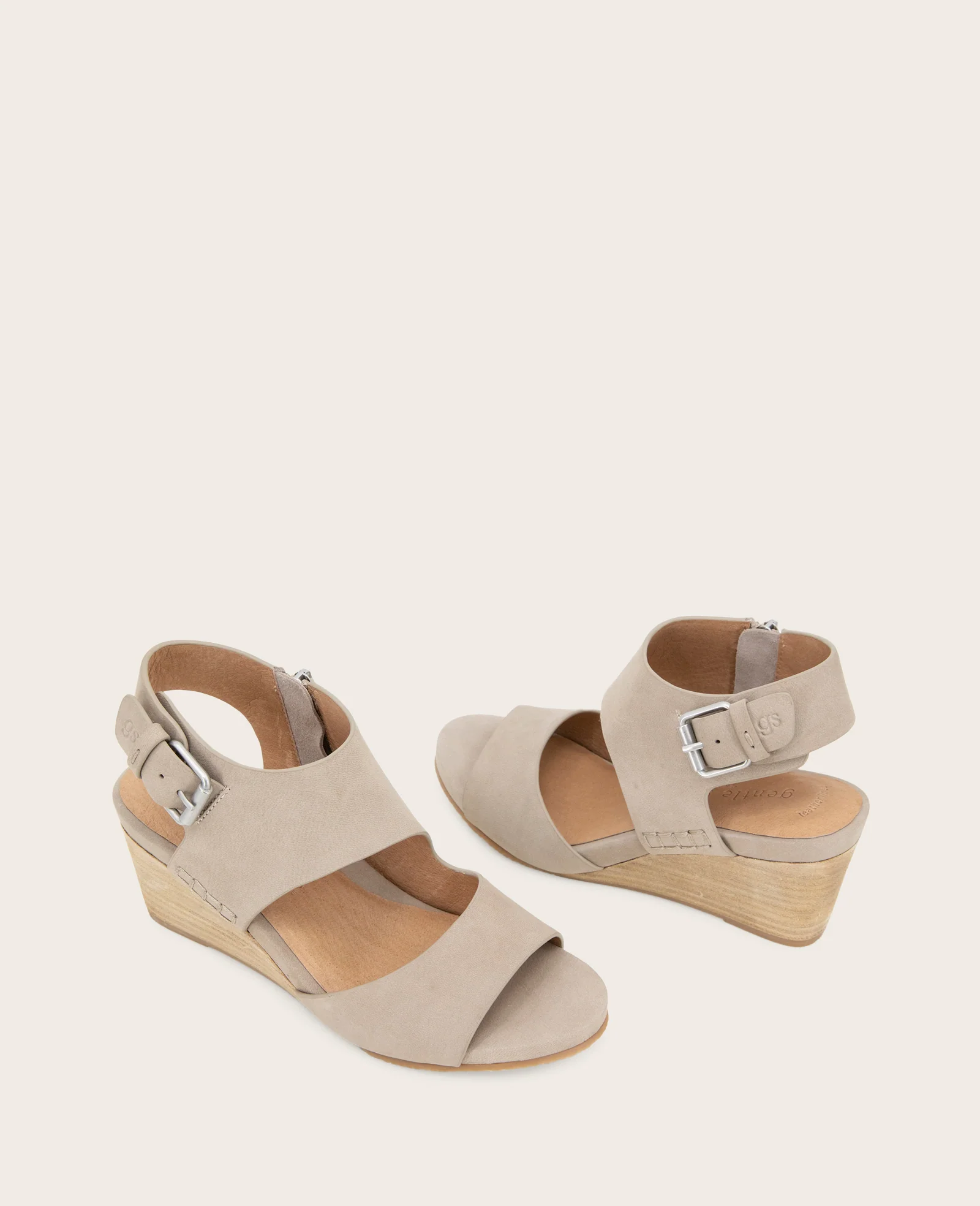 GENTLE SOULS - Tilly Nubuck Wedge Sandal - Image 2