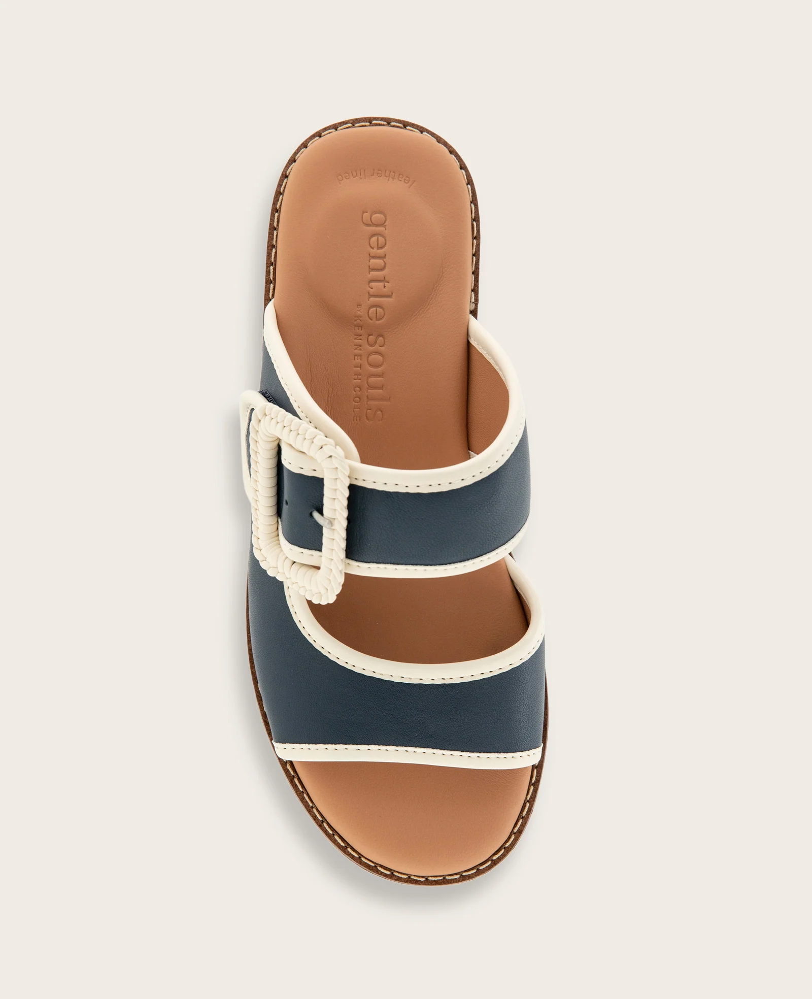 GENTLE SOULS - Vadylin Leather Buckle Platform Sandal - Image 3