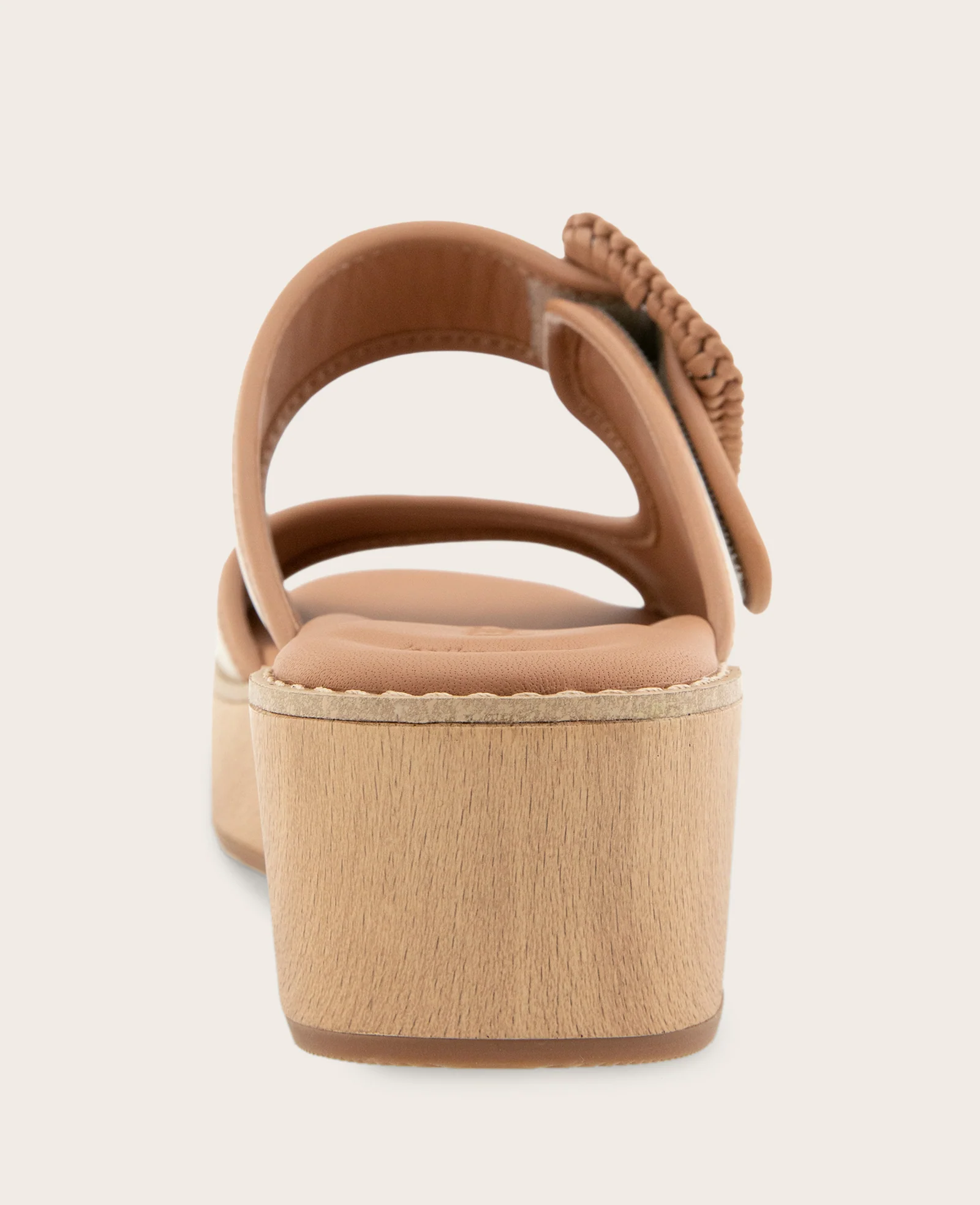 GENTLE SOULS - Vadylin Leather Buckle Platform Sandal - Image 4