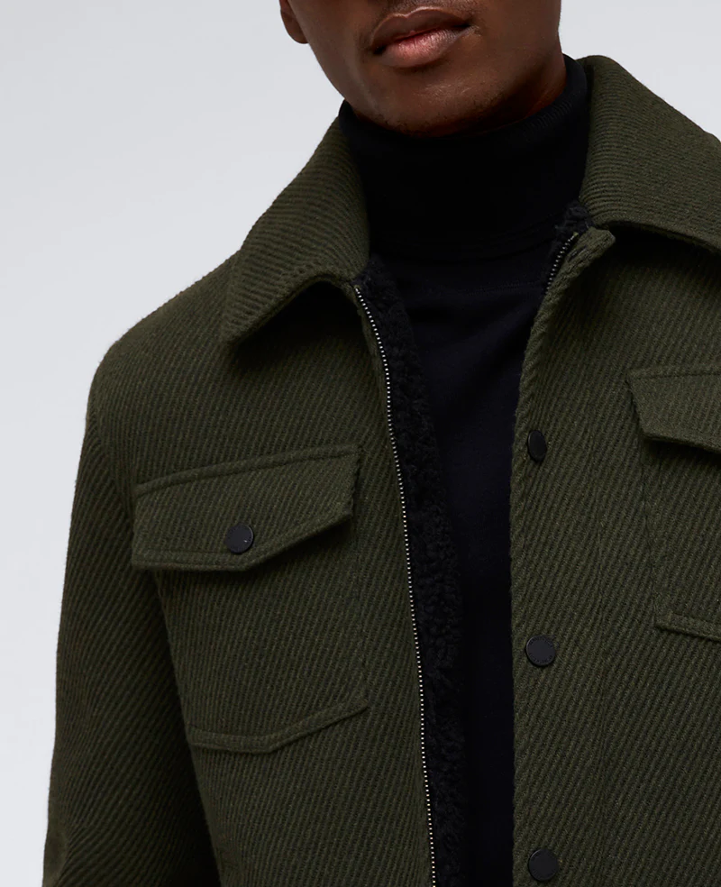 Heavyweight Twill Trucker Jacket - Image 5