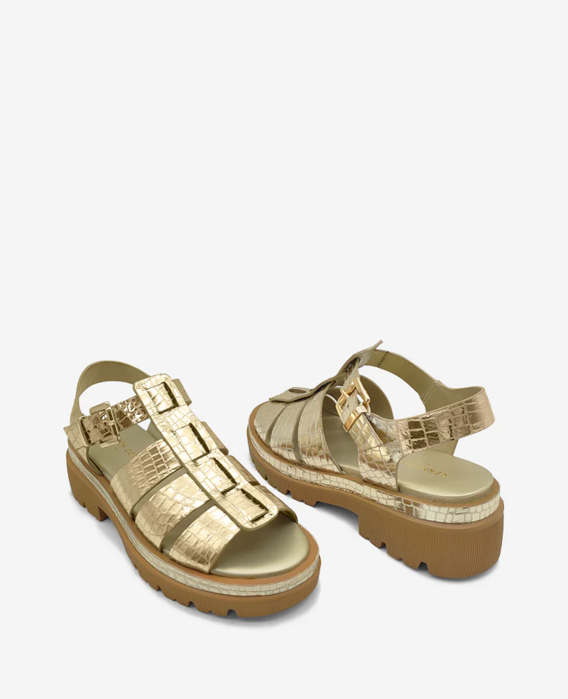 Herron Metallic Platform Fisherman Sandal - Image 2