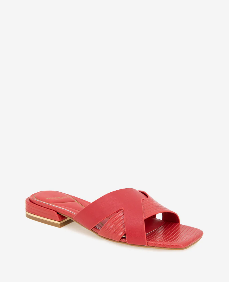 Issa Embossed Lizard Sandal - Image 3