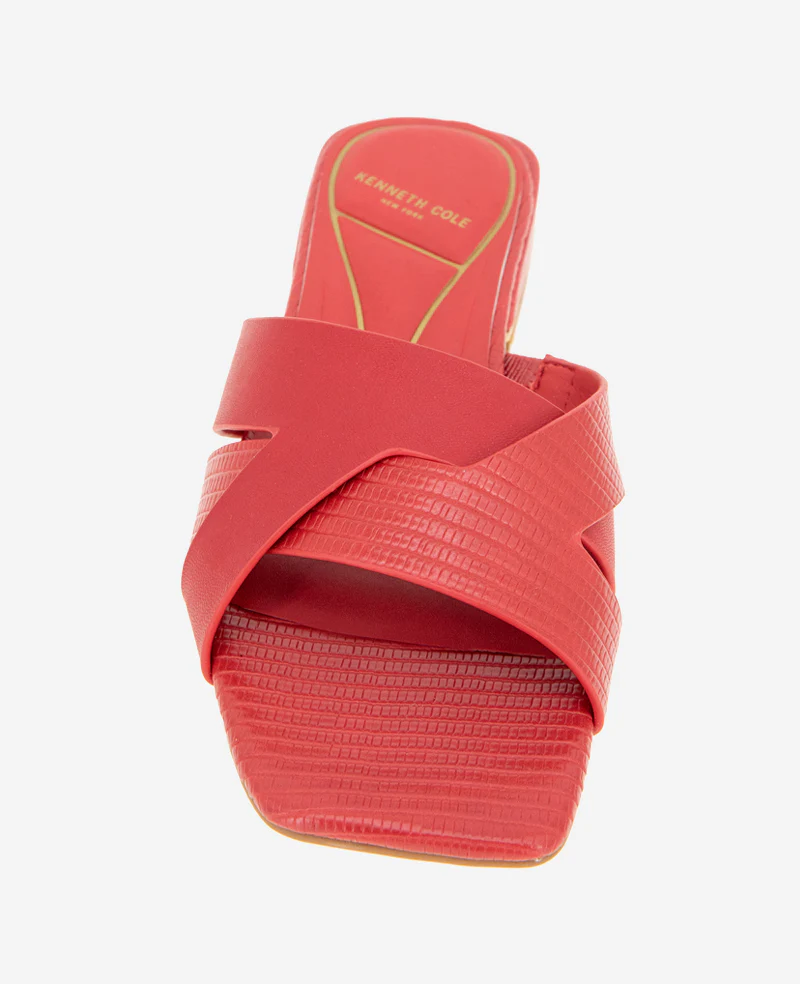 Issa Embossed Lizard Sandal - Image 5