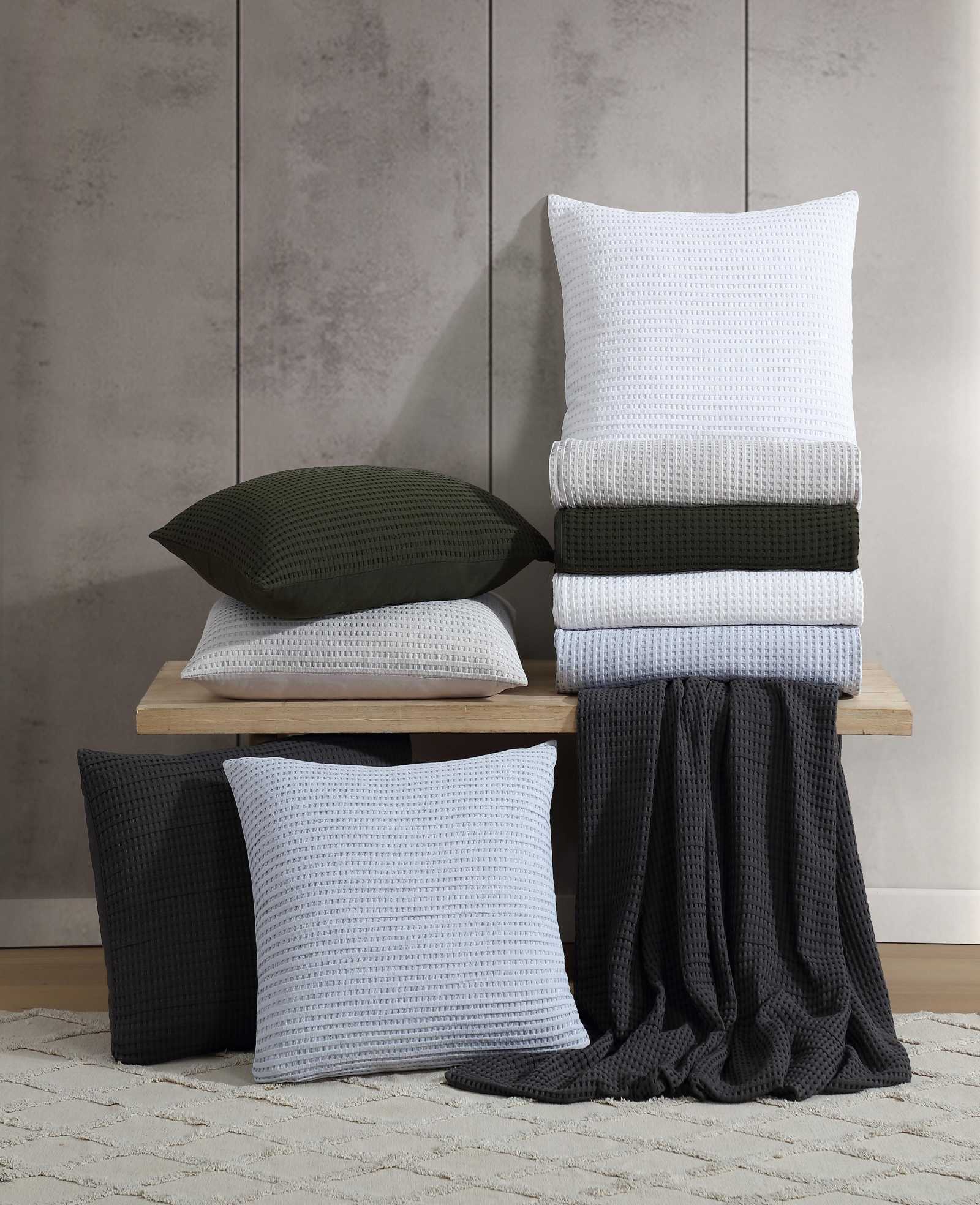 Solid Waffle Duvet Set - Image 5