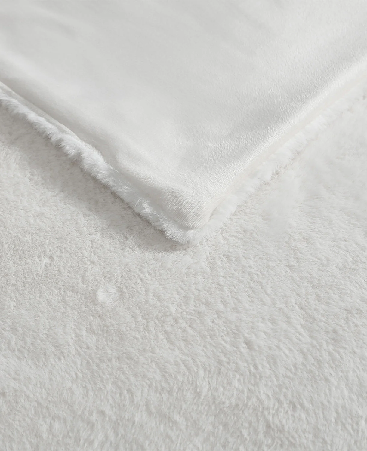 Faux Fur Solid Throw Blanket - Image 7