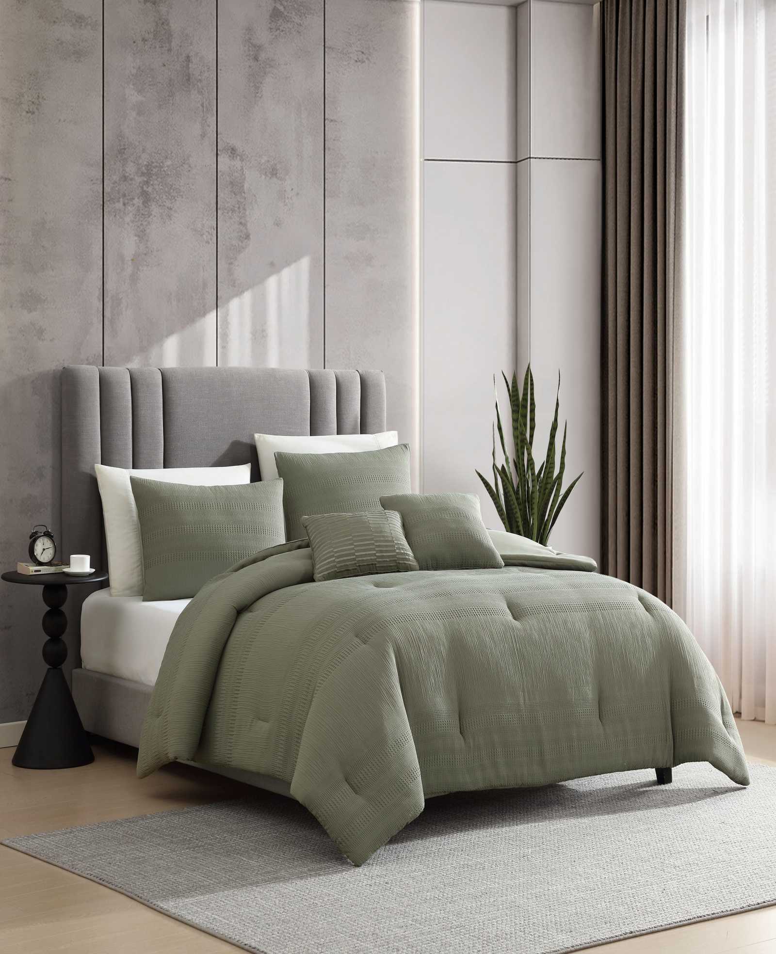 Variegated Waffle Comforter Set - Image 2