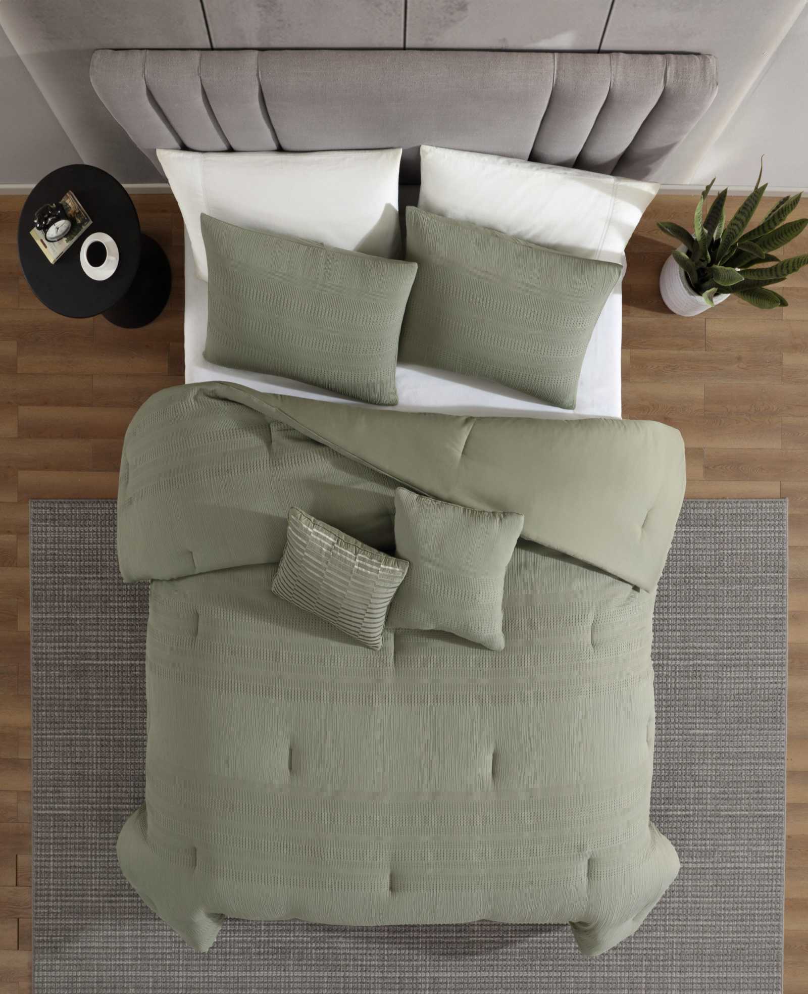 Variegated Waffle Comforter Set - Image 4